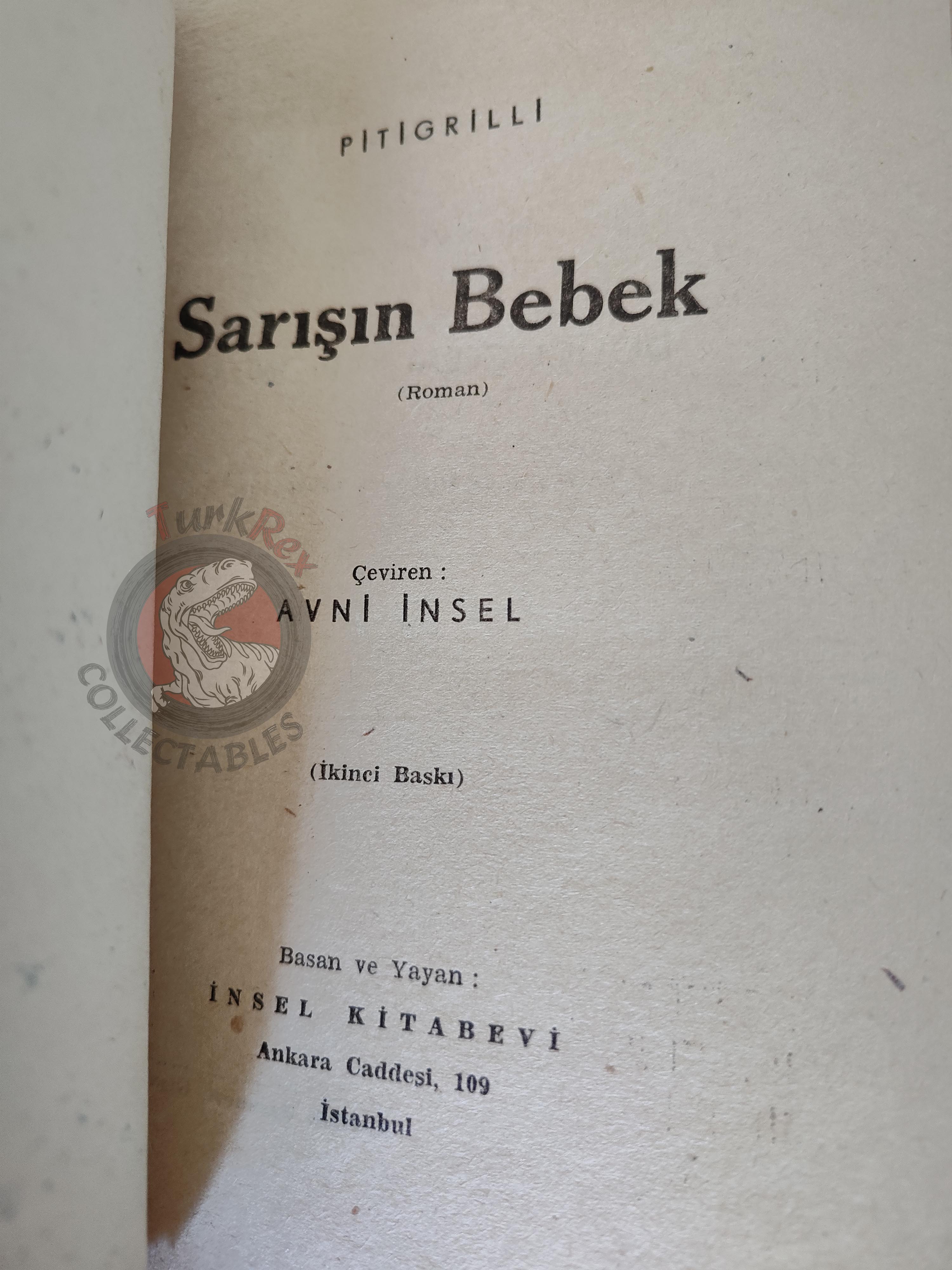 Pitigrilli – Dolicocefala Bionda 1958 Turkish Book Turkey