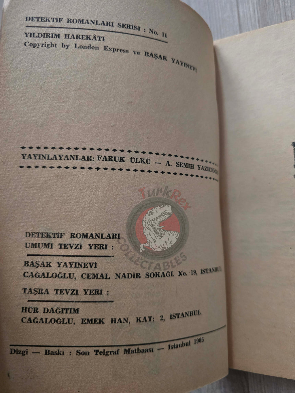 James Bond - Thunderball 1966 1st Turkish Book Turkey Ian Fleming