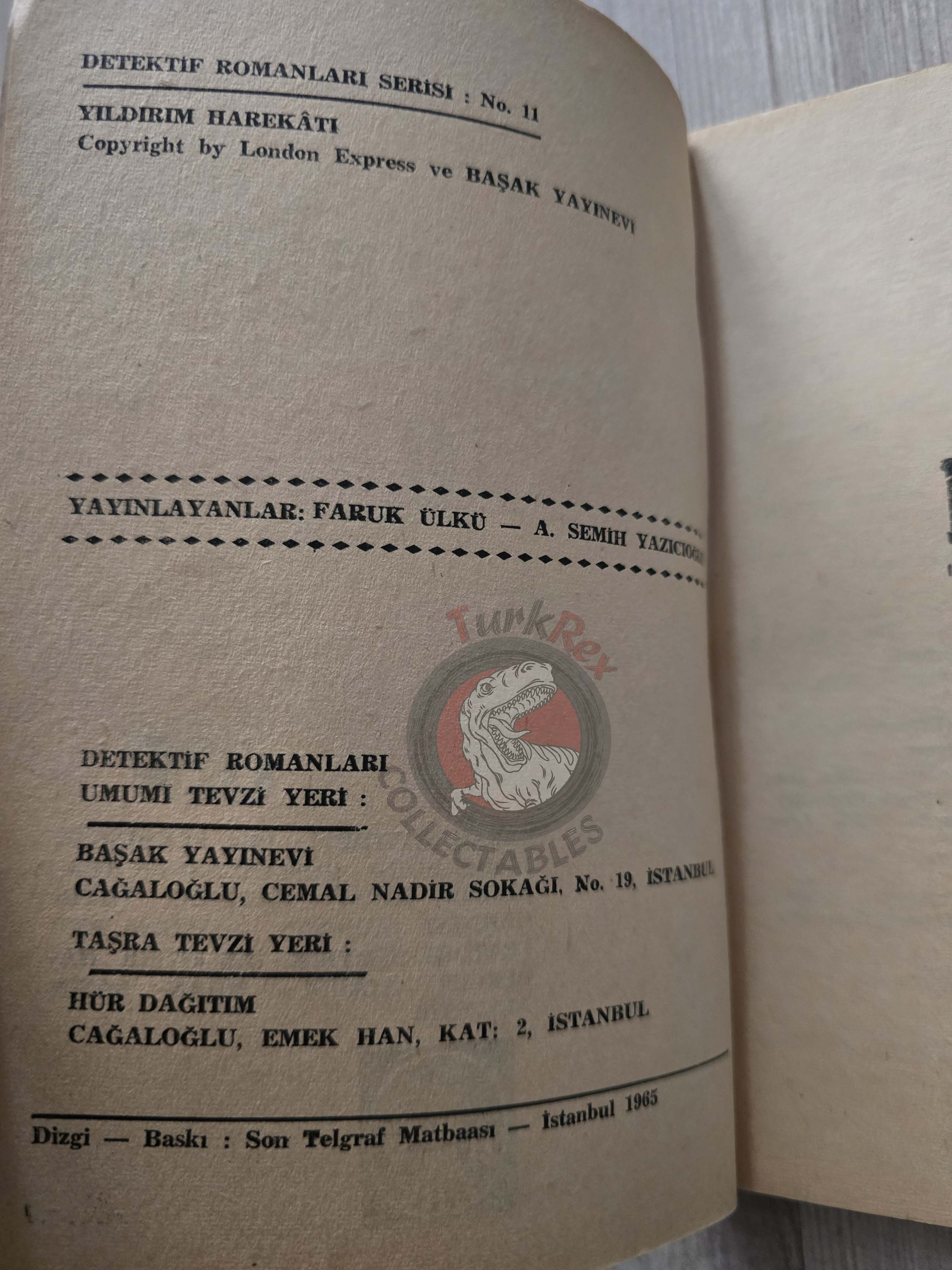 James Bond - Thunderball 1966 1st Turkish Book Turkey Ian Fleming