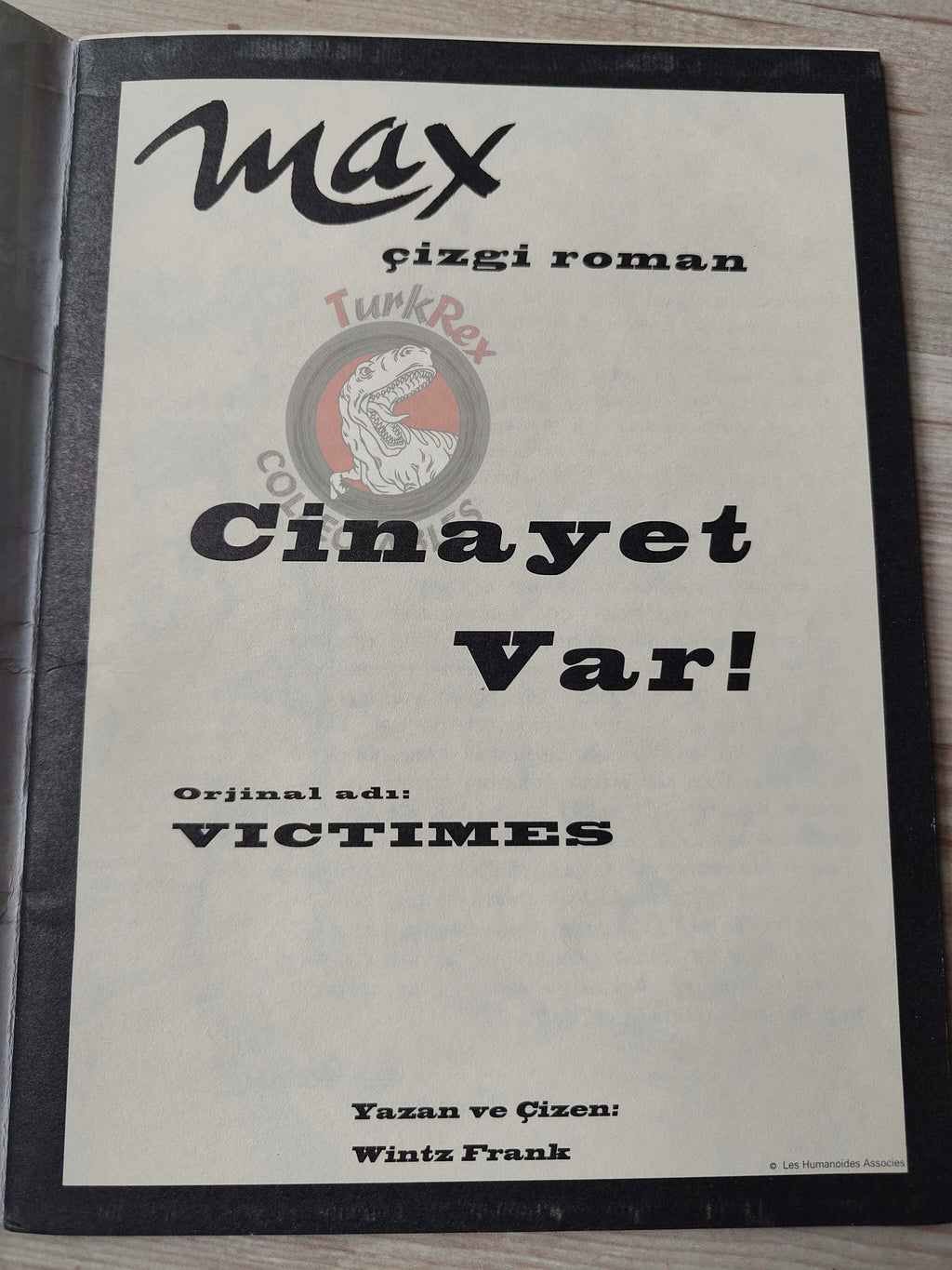 Victimes Turkish Comic Turkey Nicolas Wintz Frank Giroud