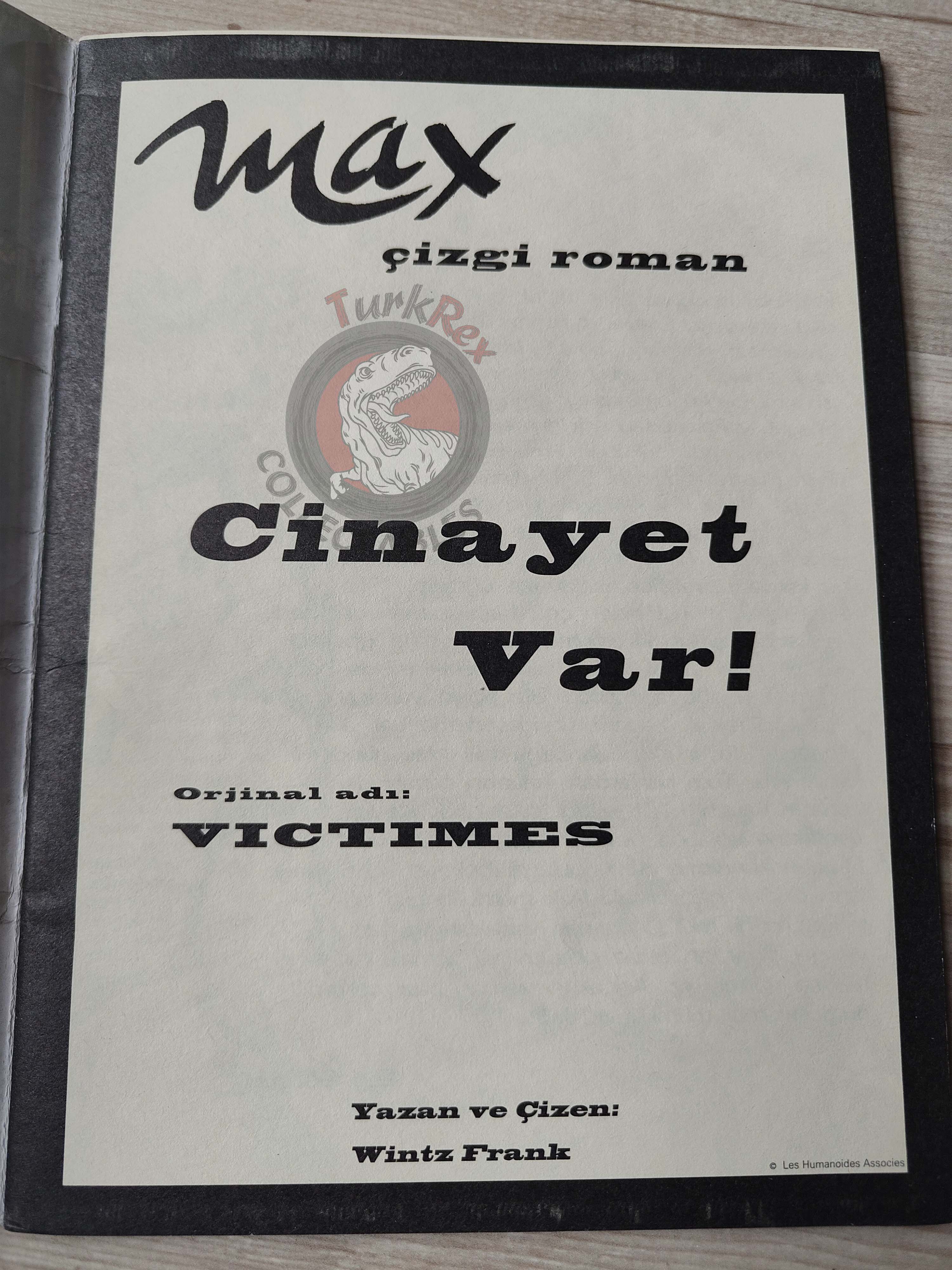 Victimes Turkish Comic Turkey Nicolas Wintz Frank Giroud