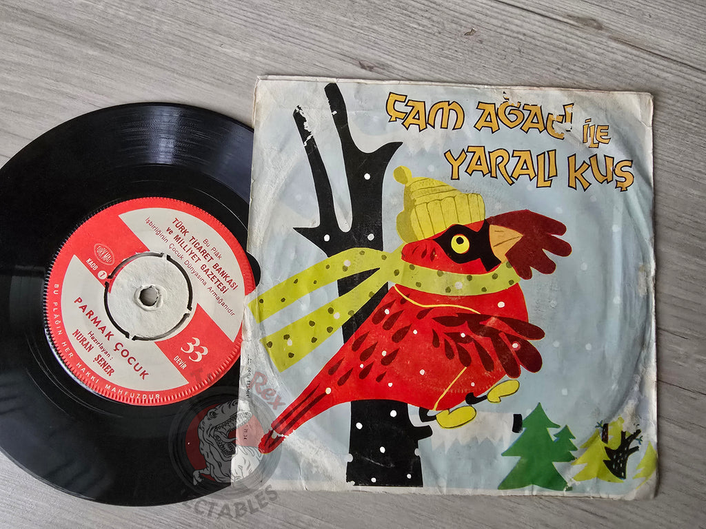 Nuran Şener – Parmak Çocuk 7" Turkish Pressing Vinyl Turkey Edition Thumbling's Travels