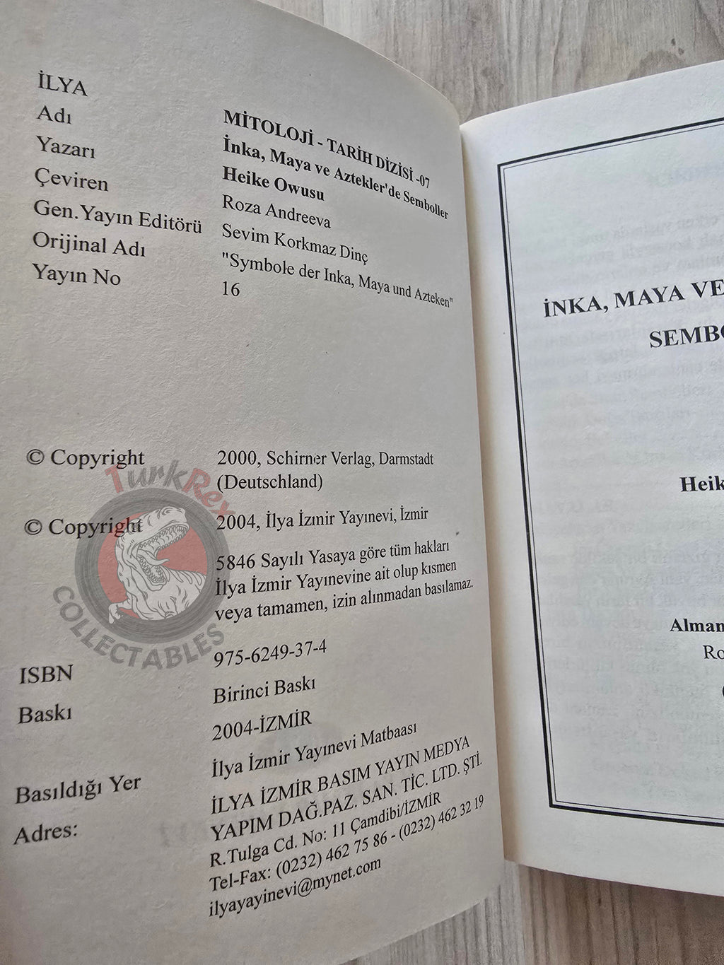 Heike Owusu – Symbols of Native America 2004 Turkish Book Turkey