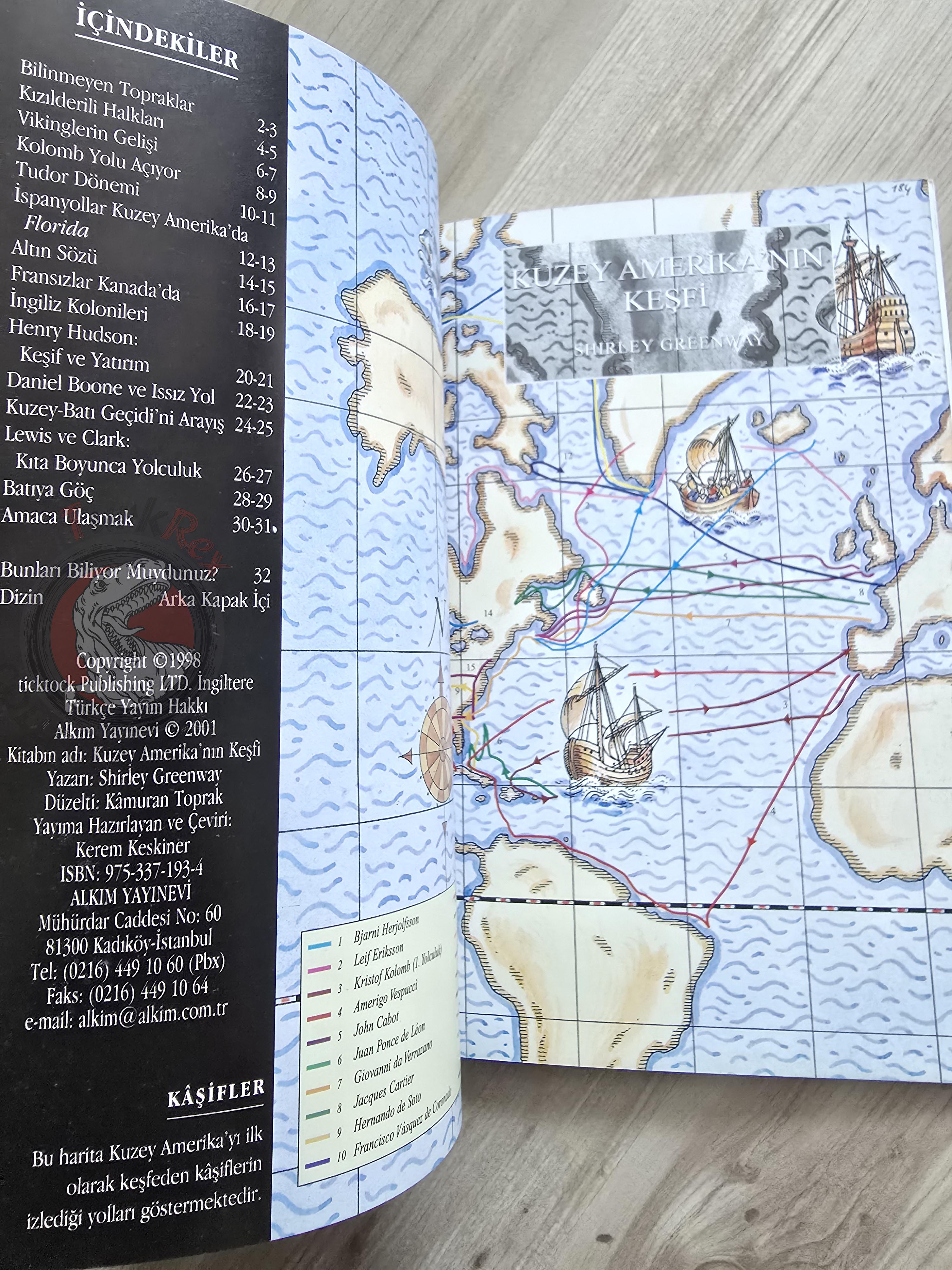Shirley Greenway – Exploration Of North America 2001 Turkish Book Turkey