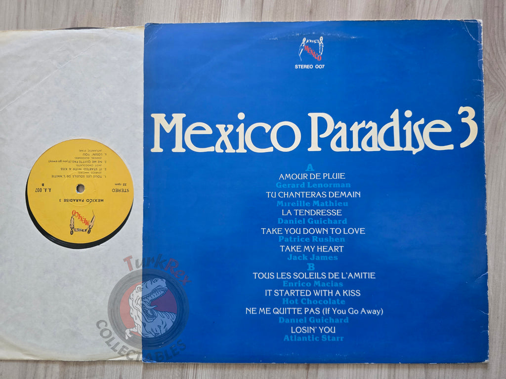 Various – Mexico Paradise 3 Turkish Pressing Vinyl Turkey Edition