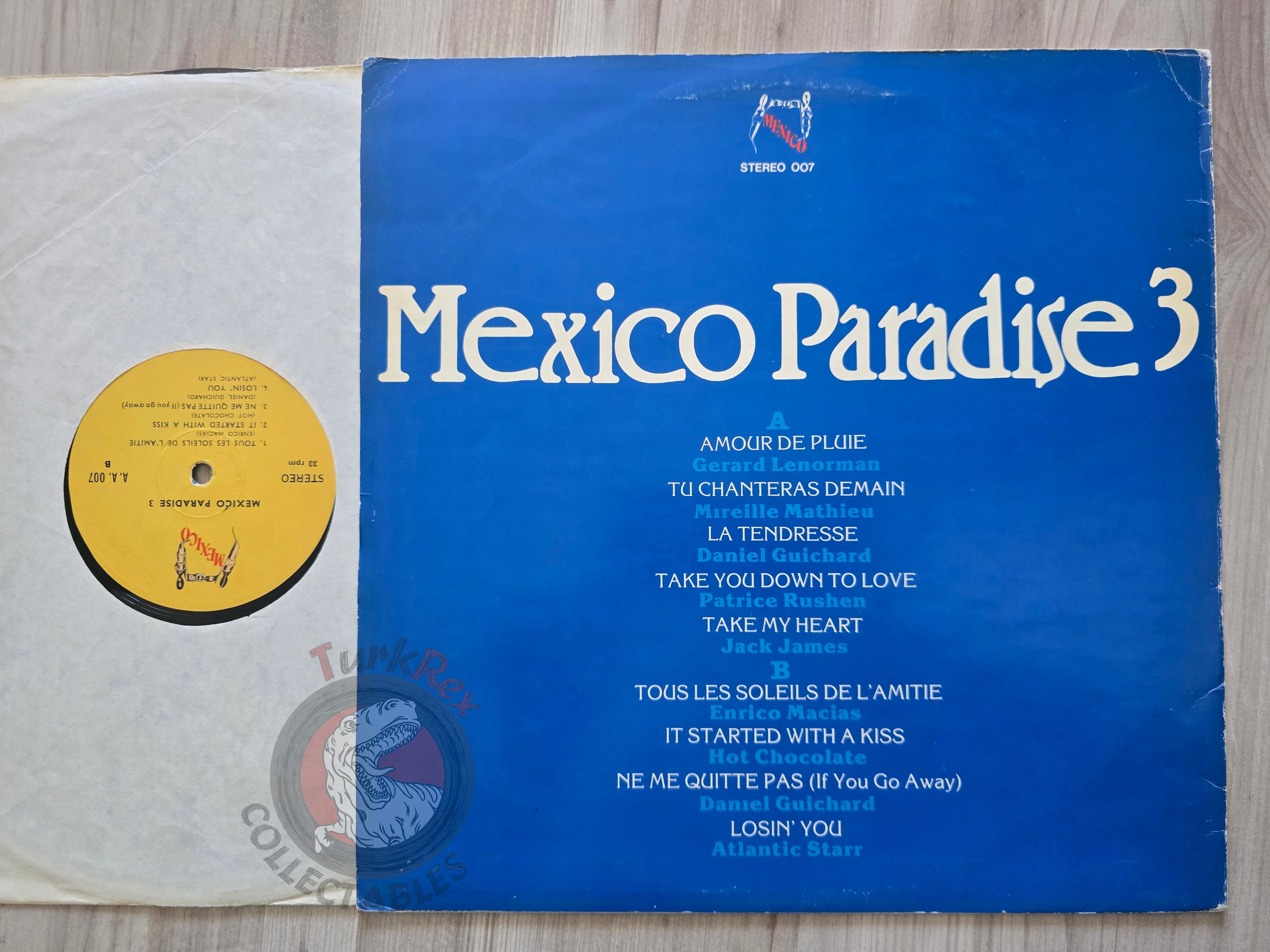 Various – Mexico Paradise 3 Turkish Pressing Vinyl Turkey Edition