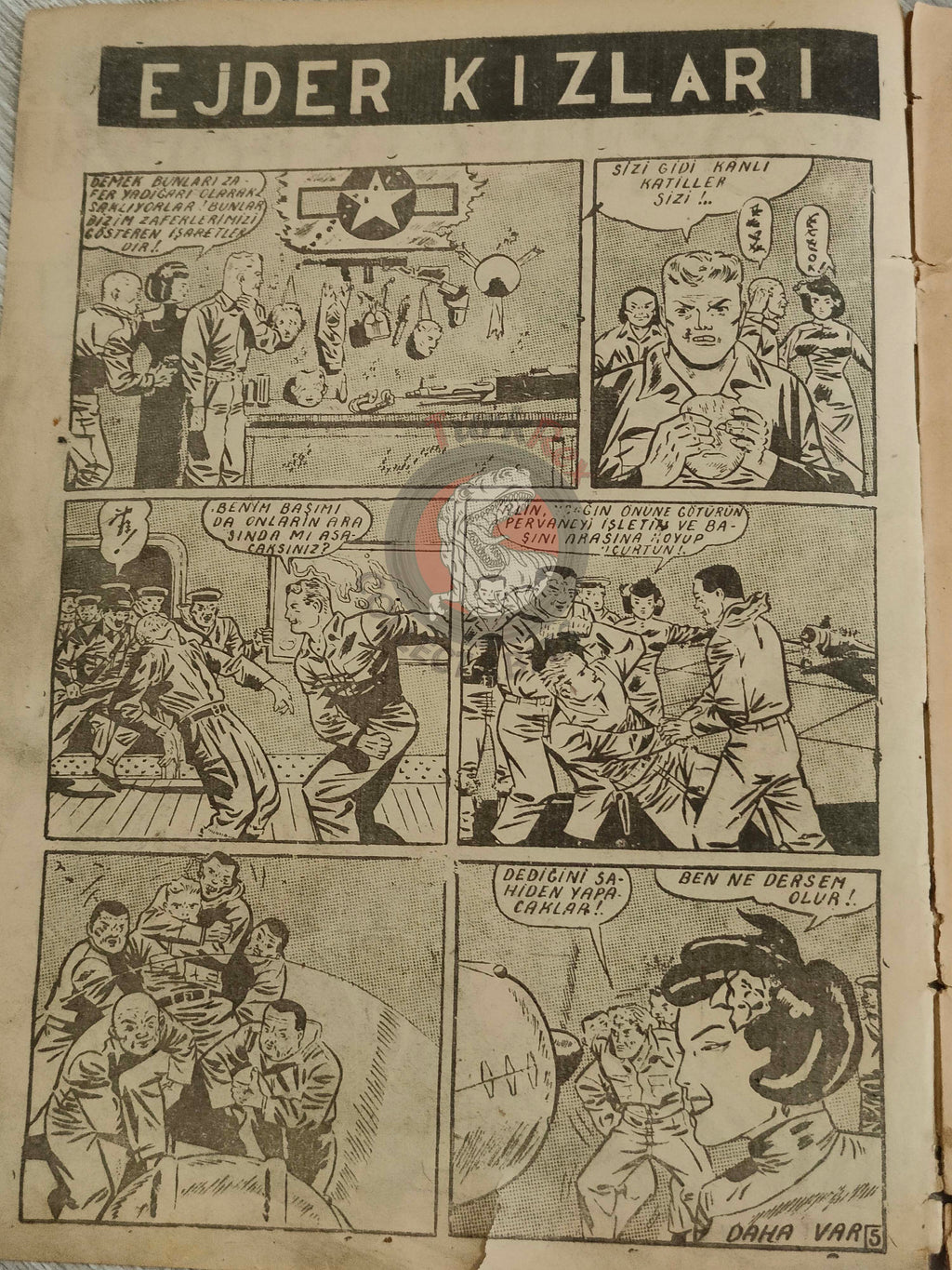 Afacan Çocuk Gözü #8 1945 Turkish Comic Turkey Tom Thumb Nibelungen treasure