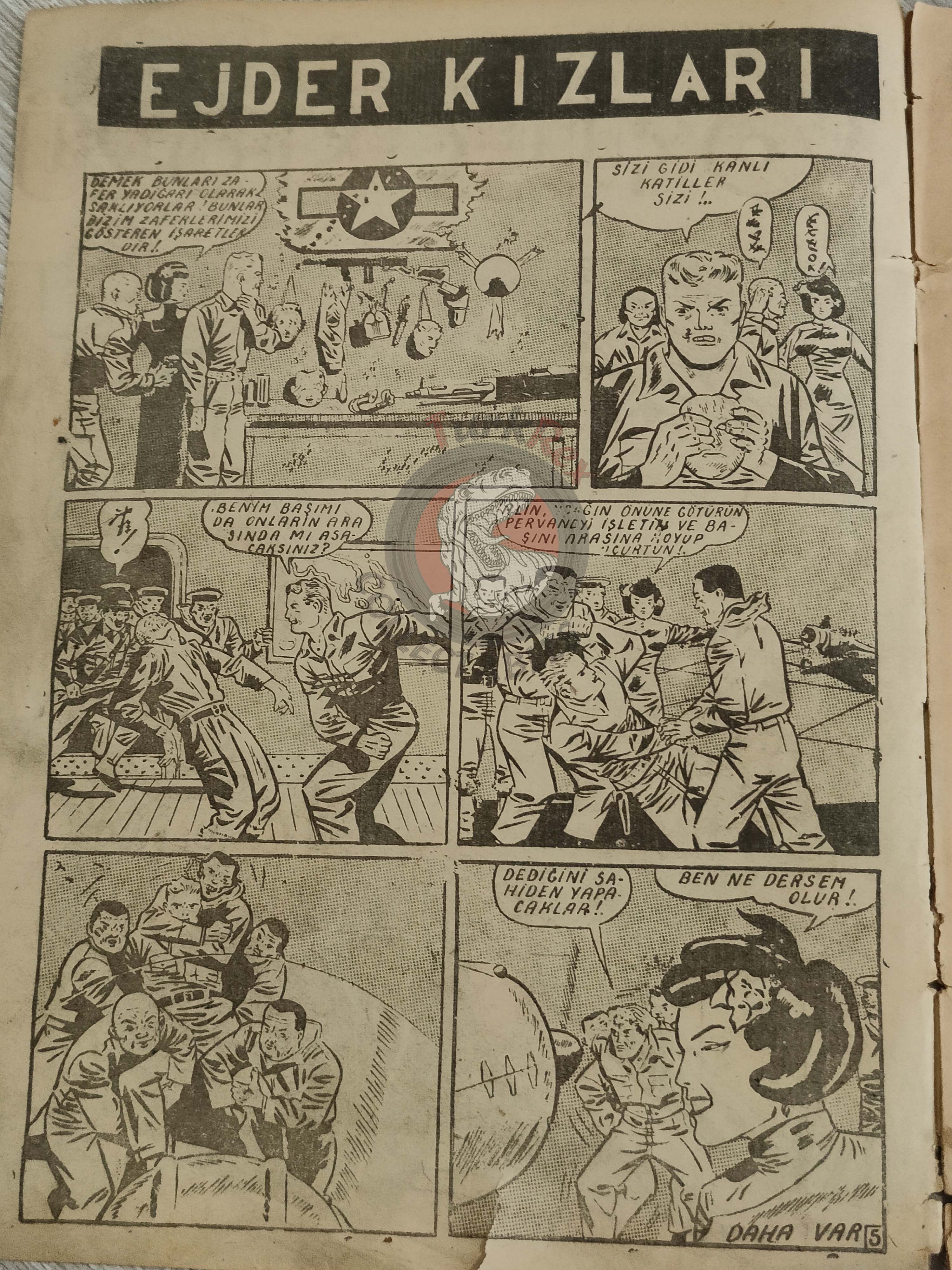 Afacan Çocuk Gözü #8 1945 Turkish Comic Turkey Tom Thumb Nibelungen treasure