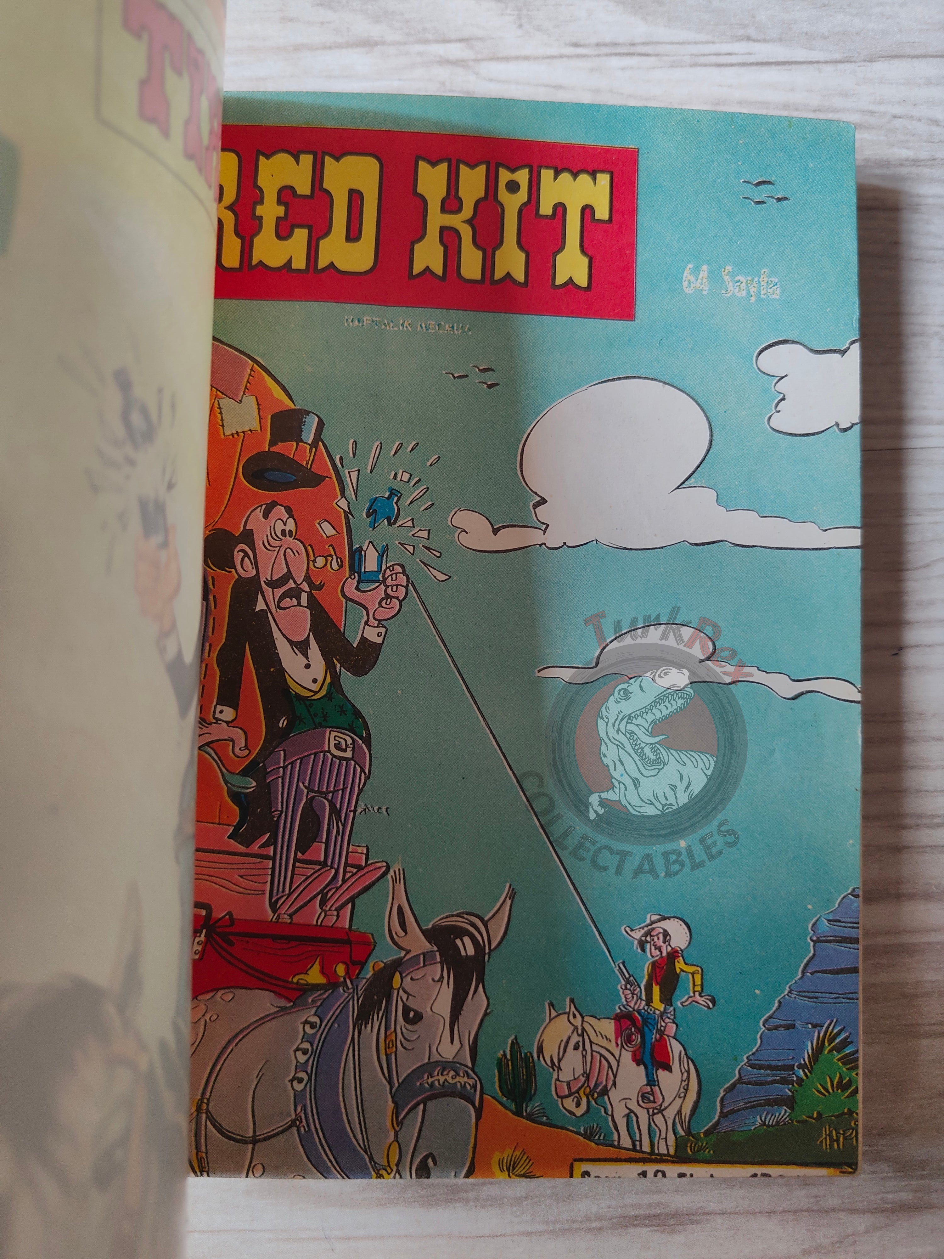 Lucky Luke #5 L’Elixir du Docteur Doxey 1972 Turkish Comic Turkey Le Vieux Nick Boule et Bill