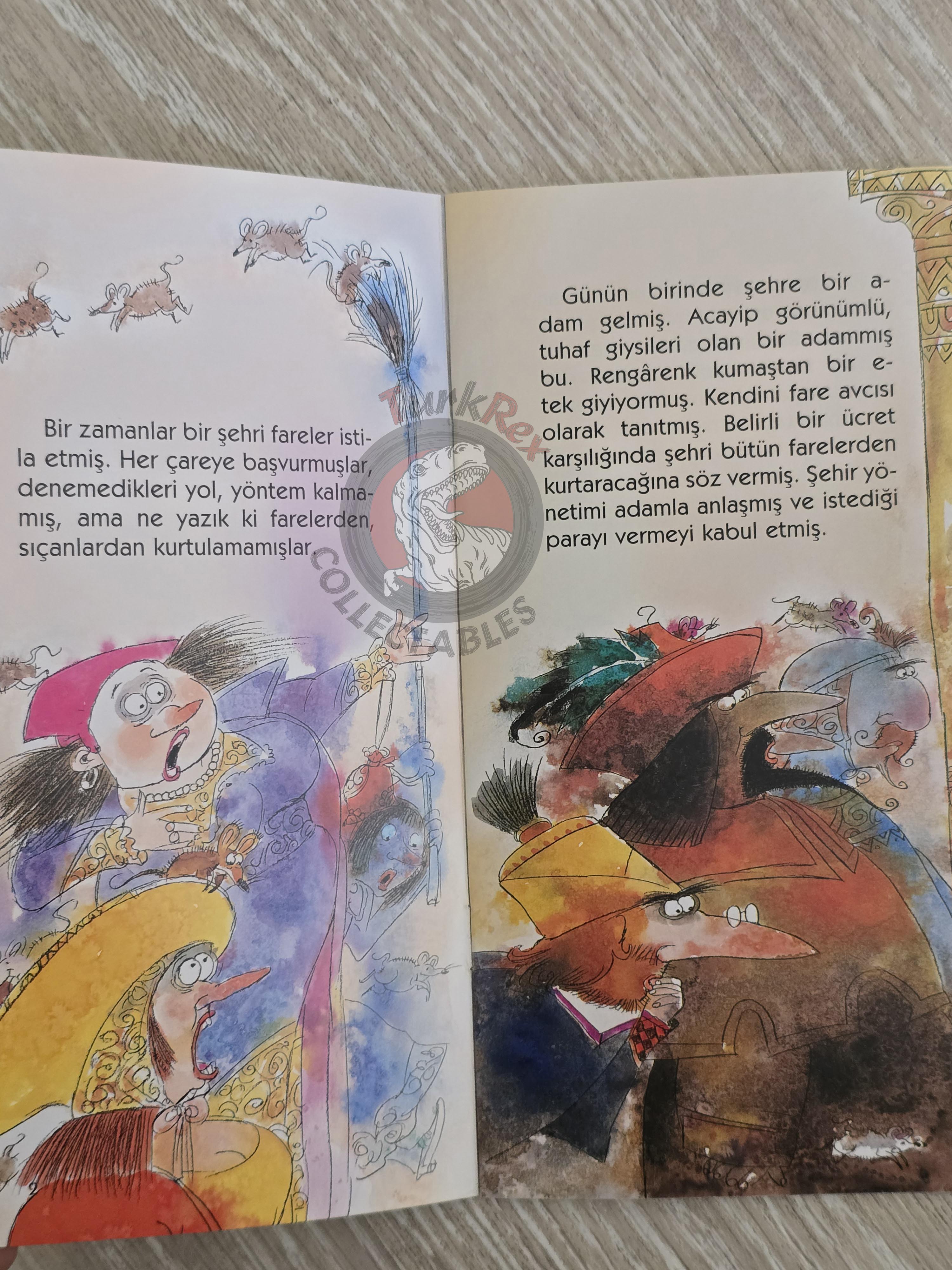 Grimm Brothers – Pied Piper of Hamelin 2011 Turkish Book Turkey Illustrated