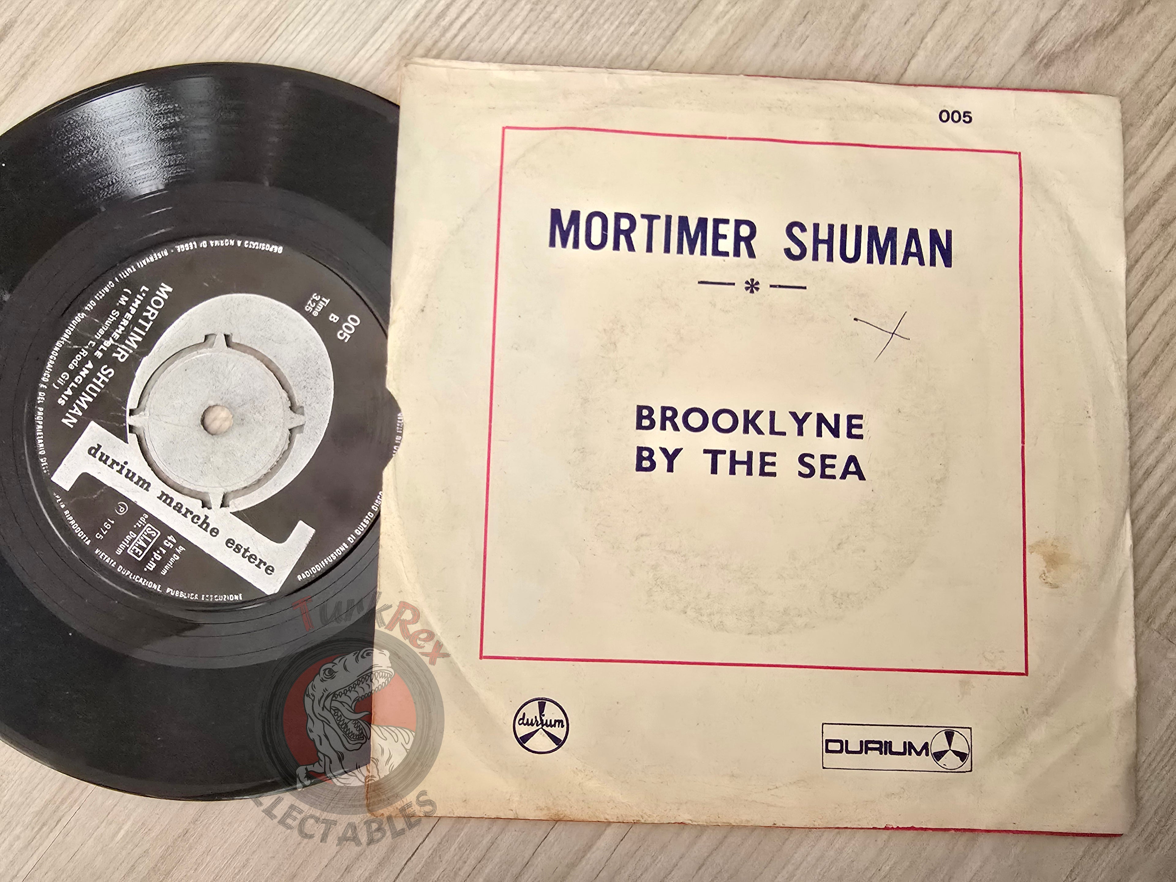 Mortimer Shuman – Brooklyn By The Sea 7" Turkish Pressing Vinyl Turkey Edition Mort