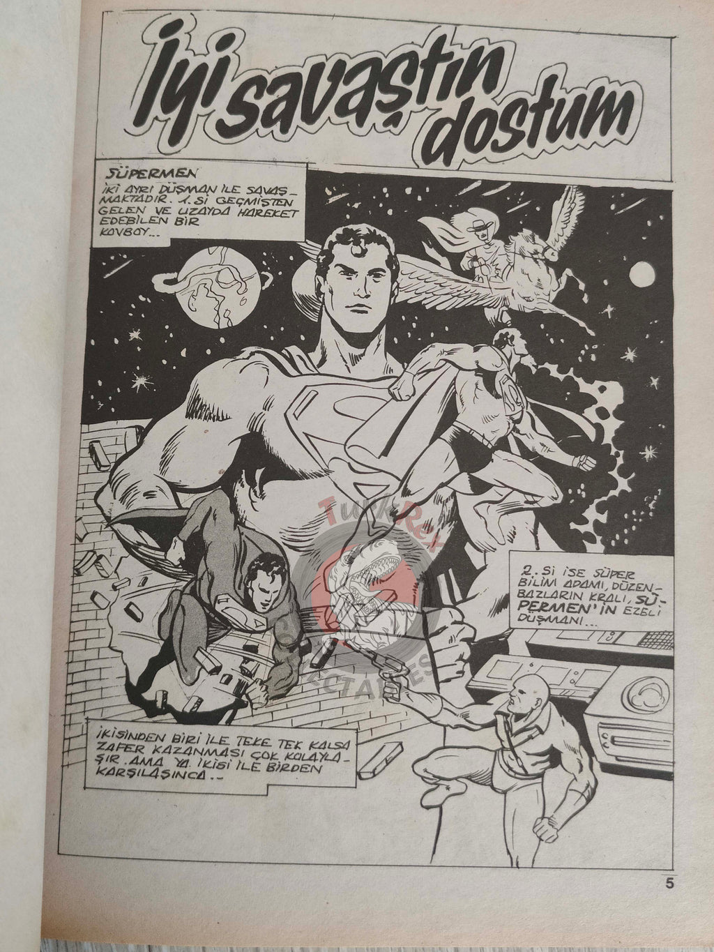 Superman Album #2 Turkish Comic Turkey Batman World's Finest #283 Spectacular #1
