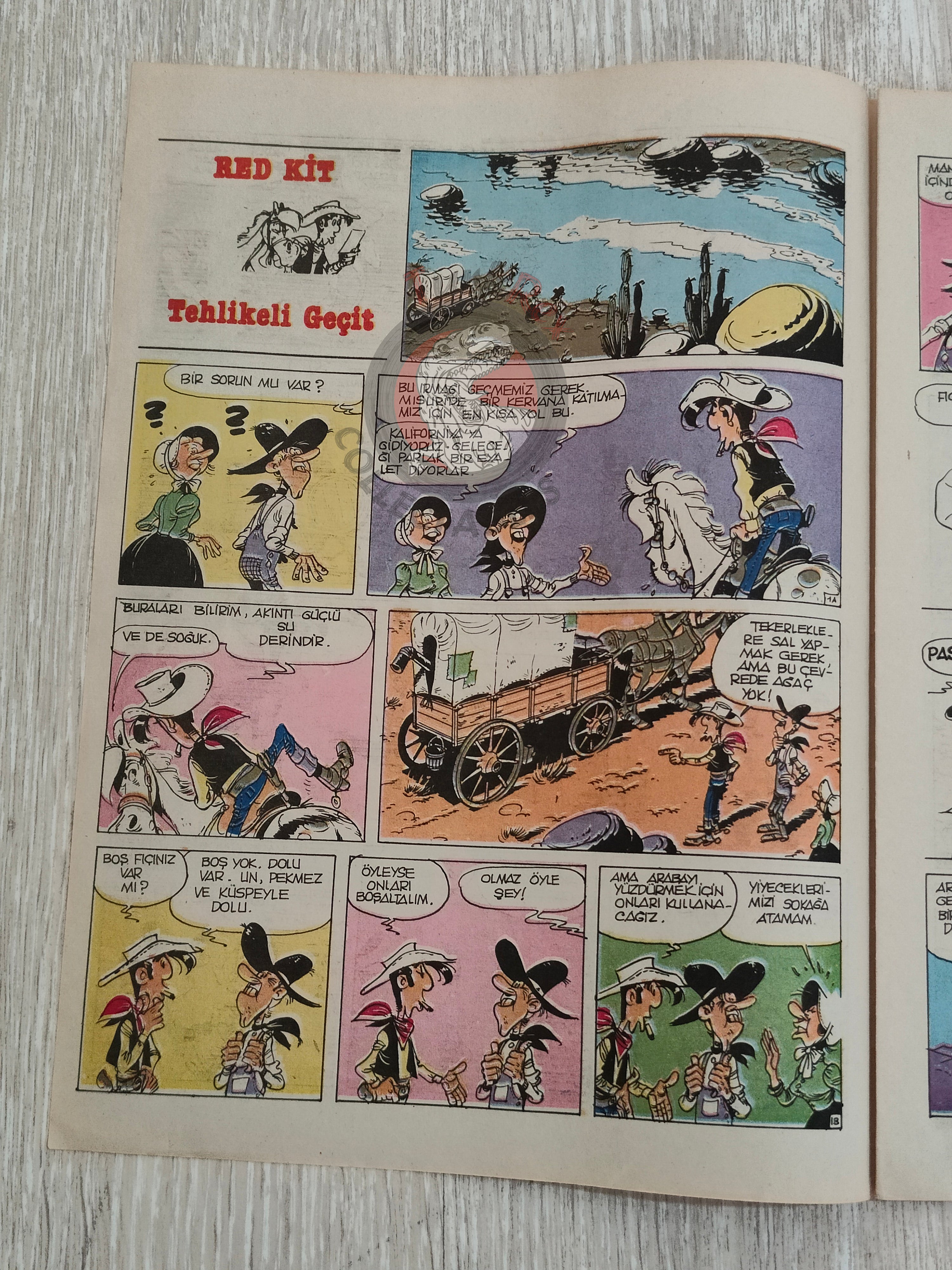 Milliyet Çizgi Roman #7 1988 Turkish Comic Turkey Belle Star Mr. Abernathy Green Force Five
