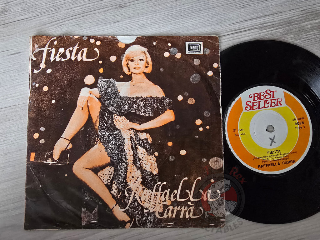 Raffaella Carra – Fiesta 7" Turkish Pressing Vinyl Turkey Edition