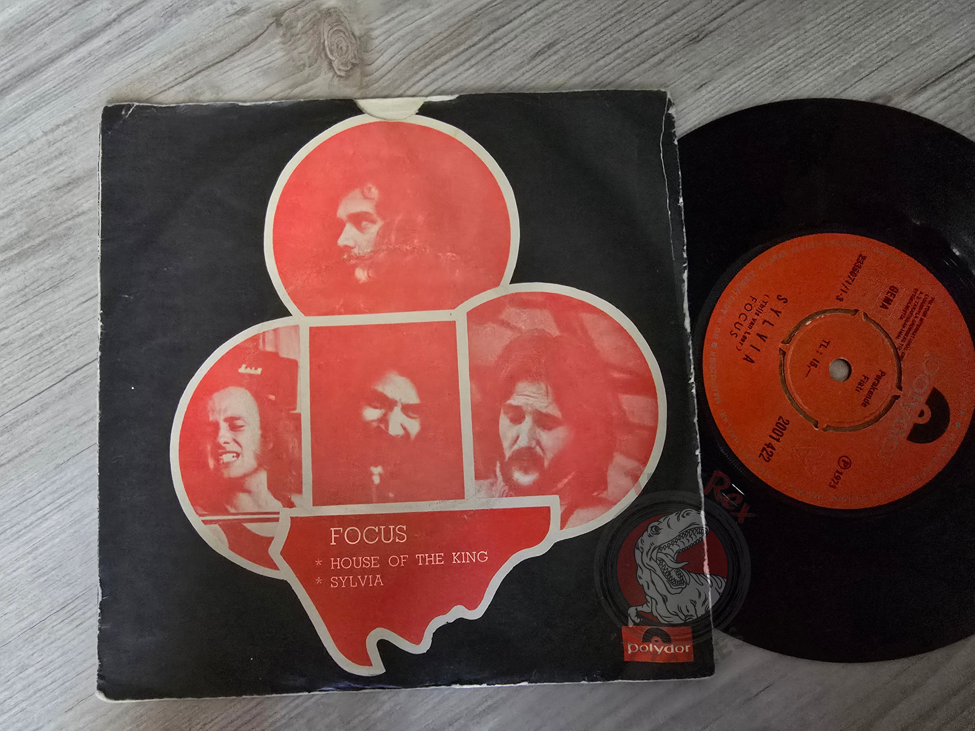 Focus – Sylvia / House Of The King 7" Turkish Pressing Vinyl Turkey Edition