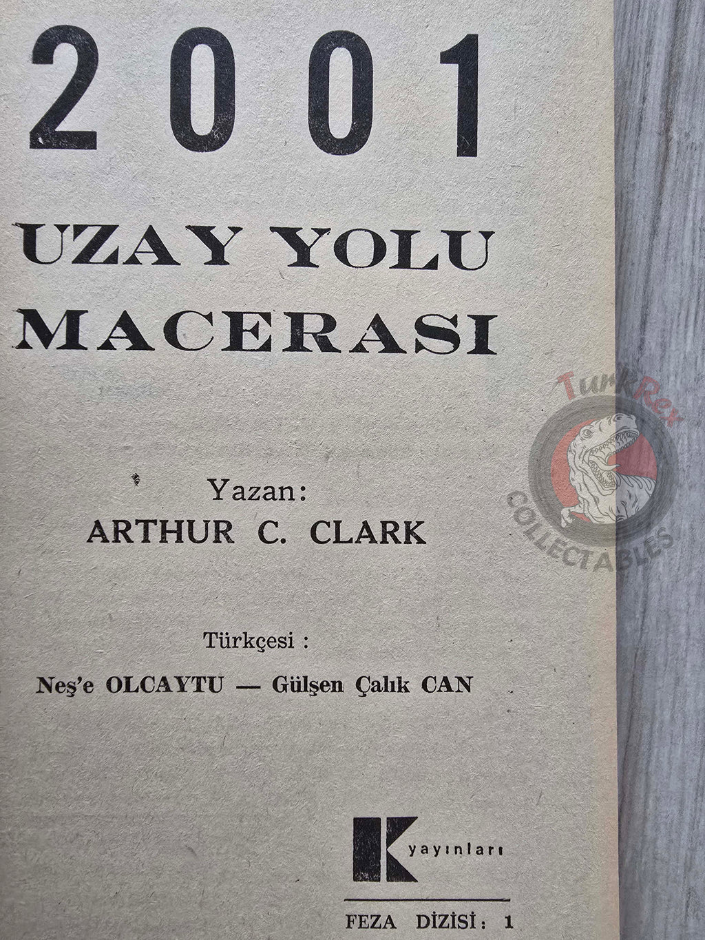 Arthur C. Clarke – 2001: A Space Odyssey 1st Turkish Book Turkey