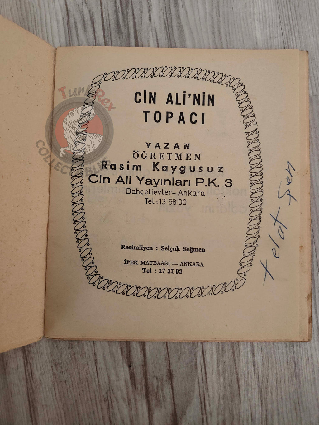 Cin Ali Series 3 – Rasim Kaygusuz 1970s Turkish Book Turkey Illustrated Education