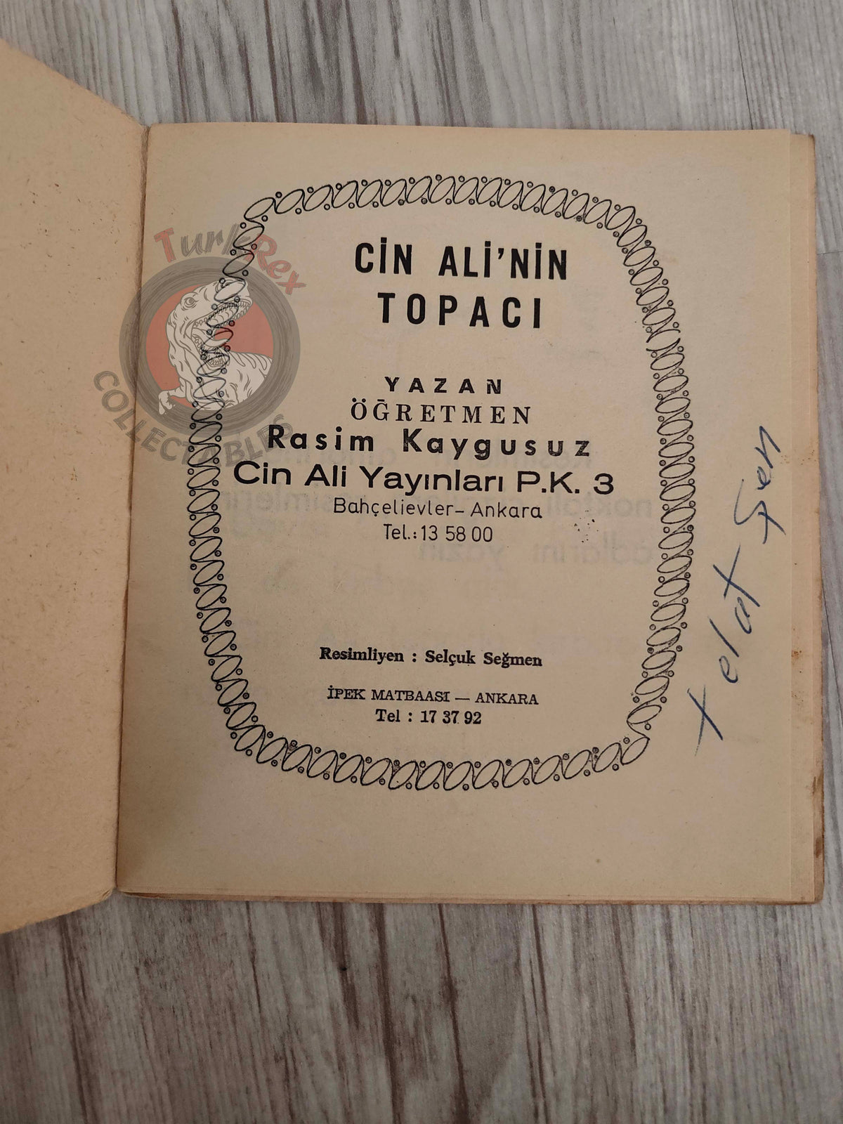 Cin Ali Series 3 – Rasim Kaygusuz 1970s Turkish Book Turkey Illustrated Education