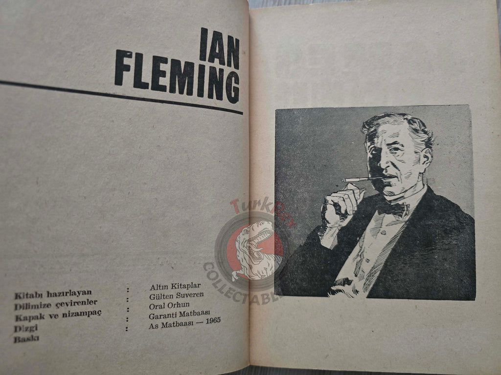 James Bond - Goldfinger 1965 Turkish Book Turkey Ian Fleming