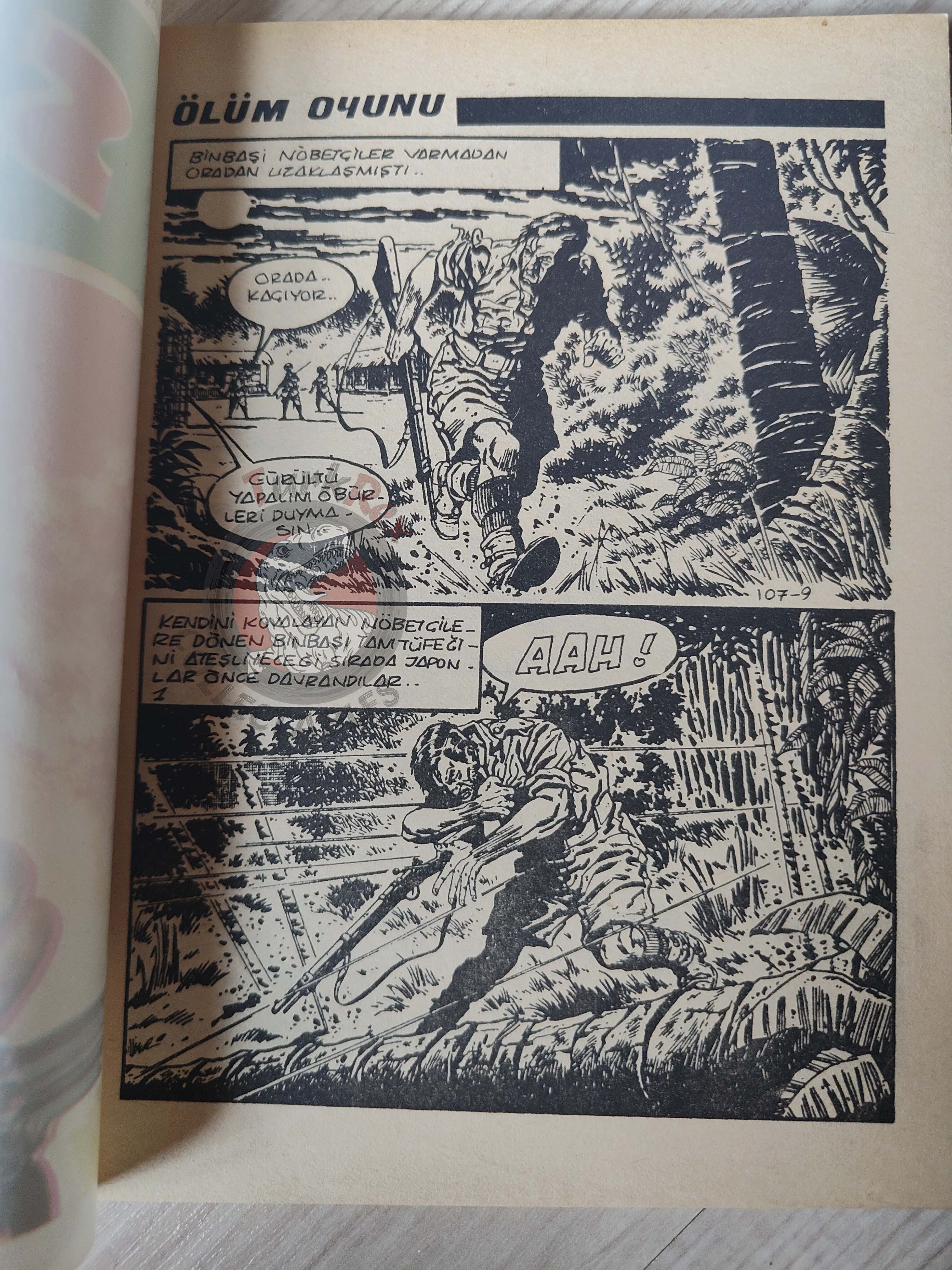 War Picture Library #8 1981 Turkish Comic Turkey WW2 stories