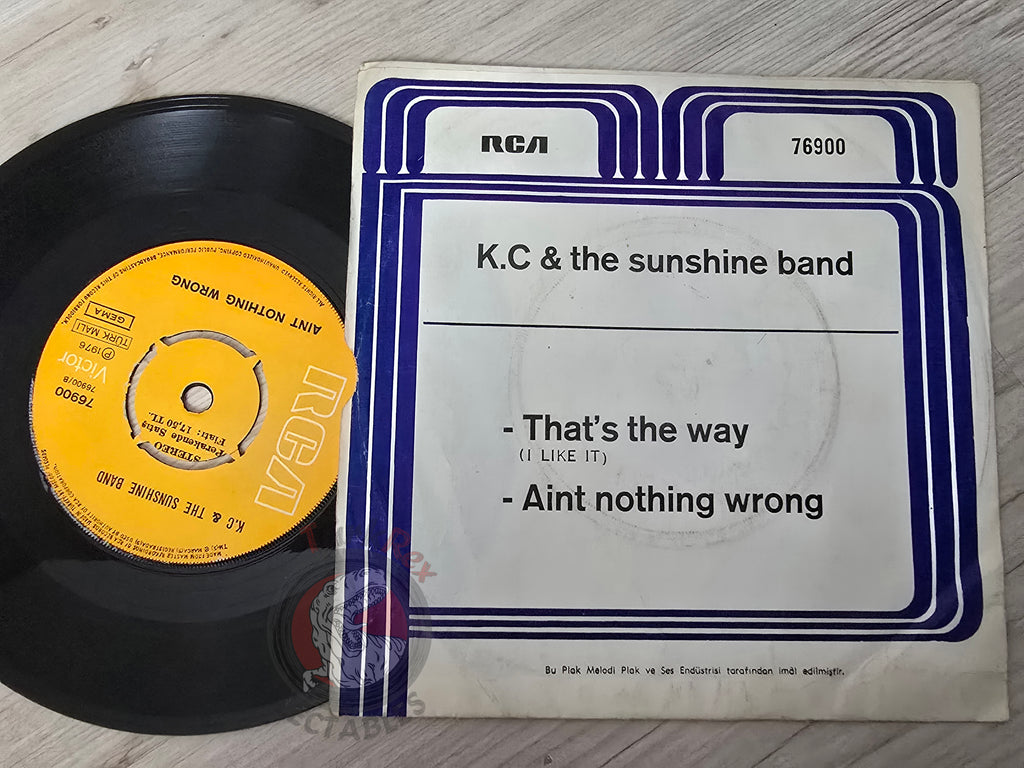 KC & The Sunshine Band – That's The Way 7" Turkish Pressing Vinyl Turkey Edition