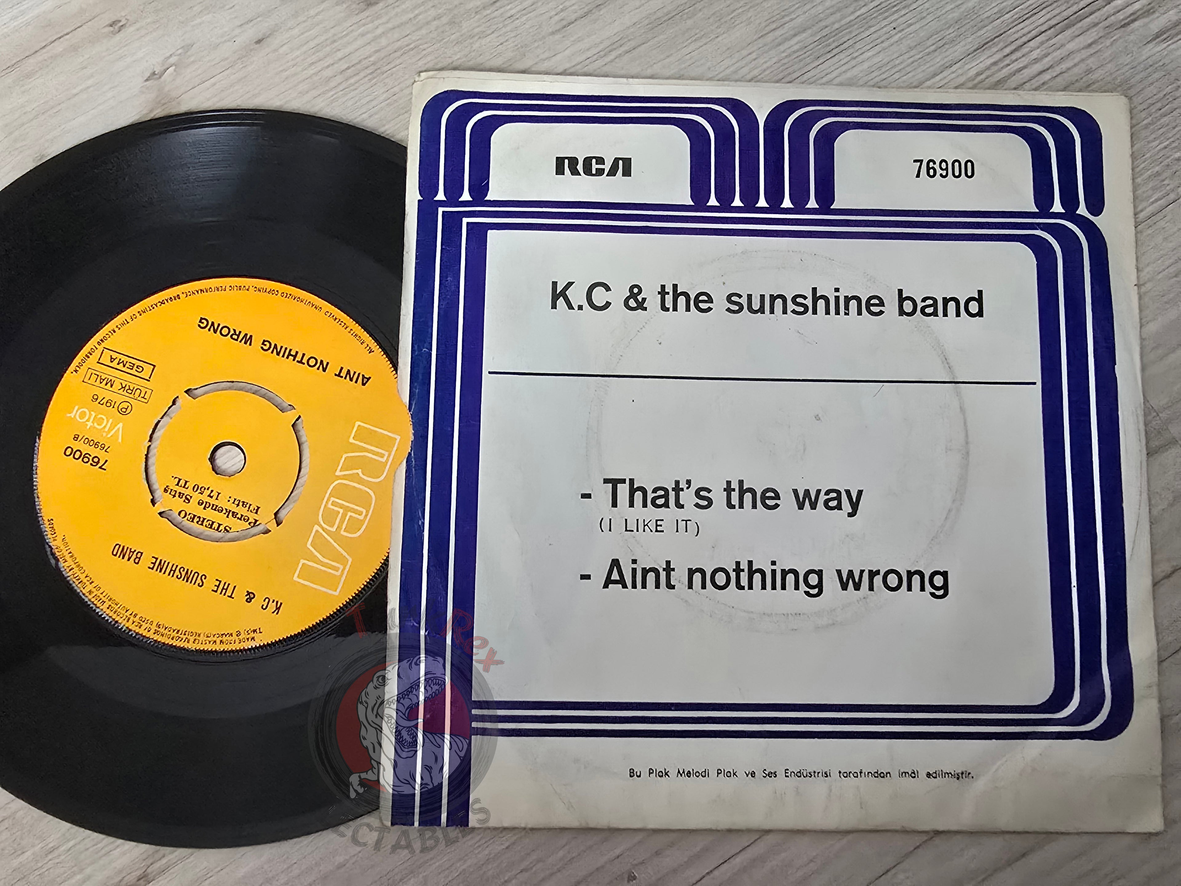 KC & The Sunshine Band – That's The Way 7" Turkish Pressing Vinyl Turkey Edition