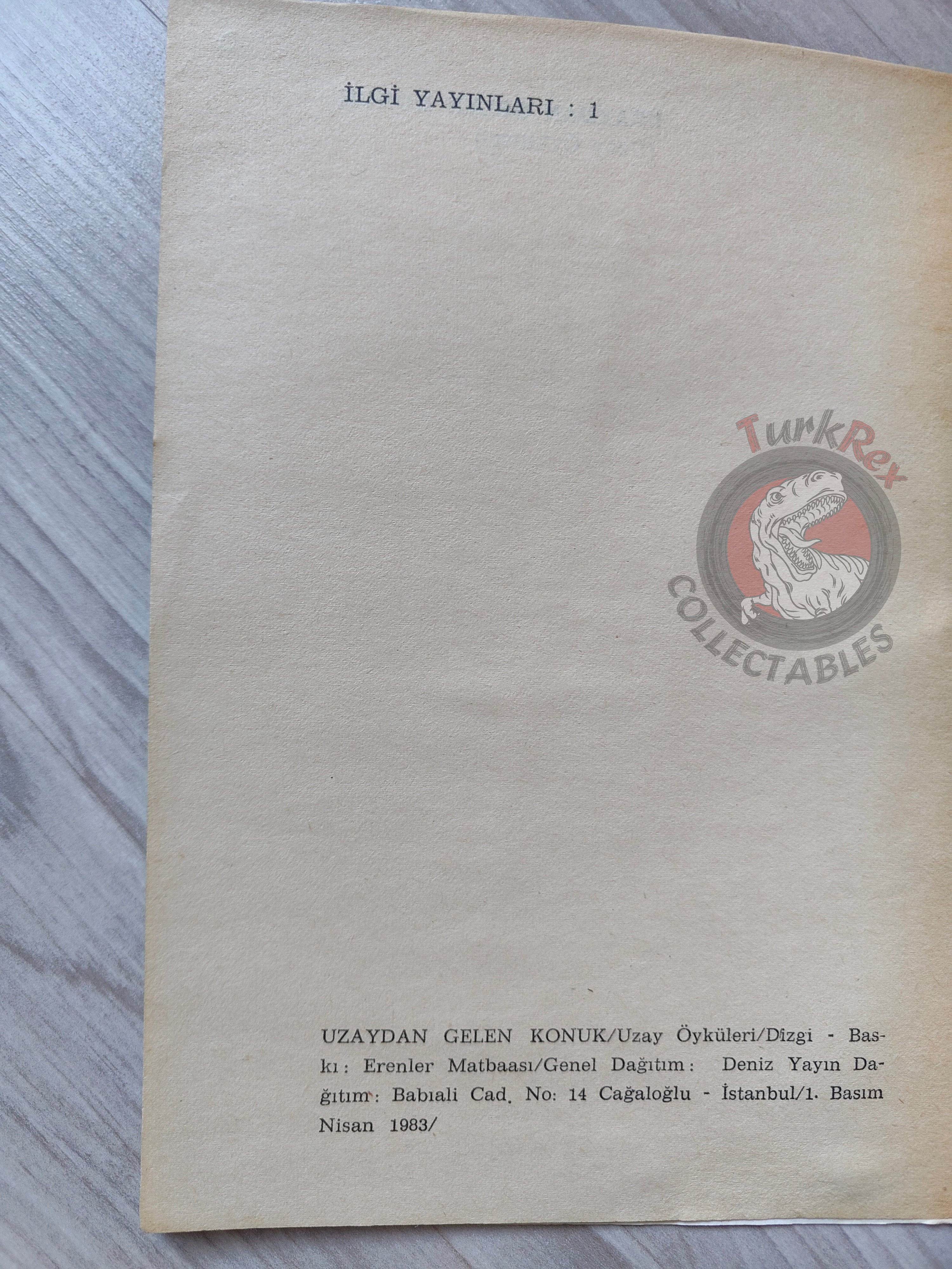 Isaac Asimov - Space Stories 1983 Turkish Book Turkey E.T. Steven Spielberg Cover