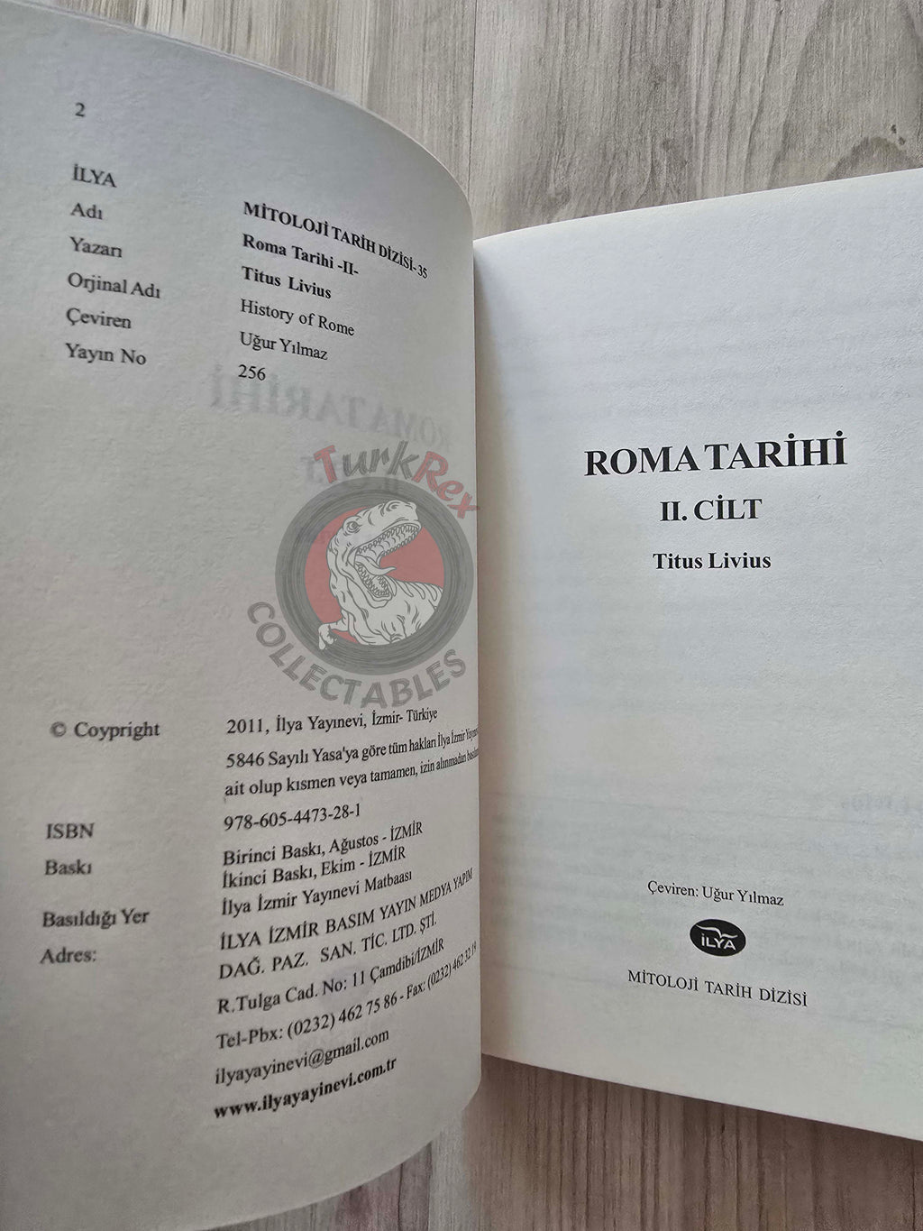Titus Livius – History of Rome II 2011 Turkish Book Turkey