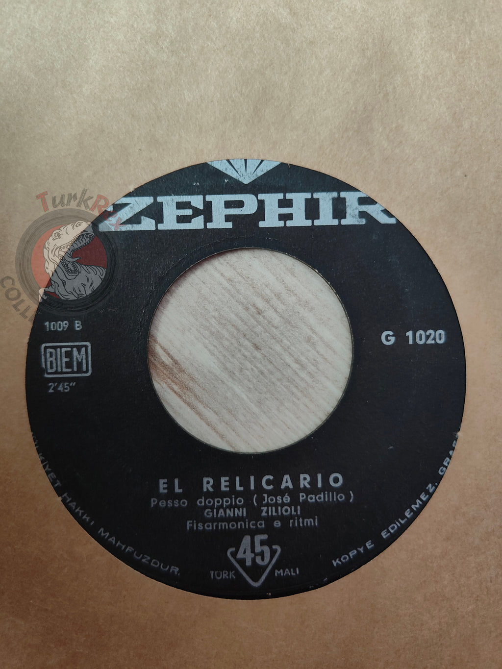 Gianni Zilioli – Gli Spagnoli 7" Turkish Pressing Vinyl Turkey Edition
