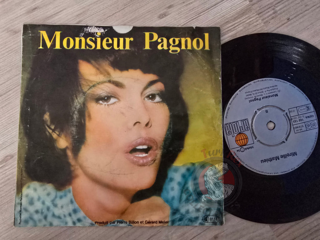 Mireille Mathieu – Mamy Oh Mamy (Pleure Tout Doux) 7" Turkish Pressing Vinyl Turkey Edition