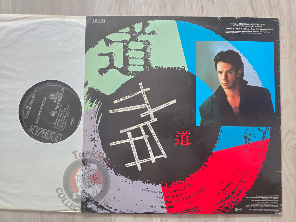 Rick Springfield – Tao Turkish Pressing Vinyl Turkey Edition