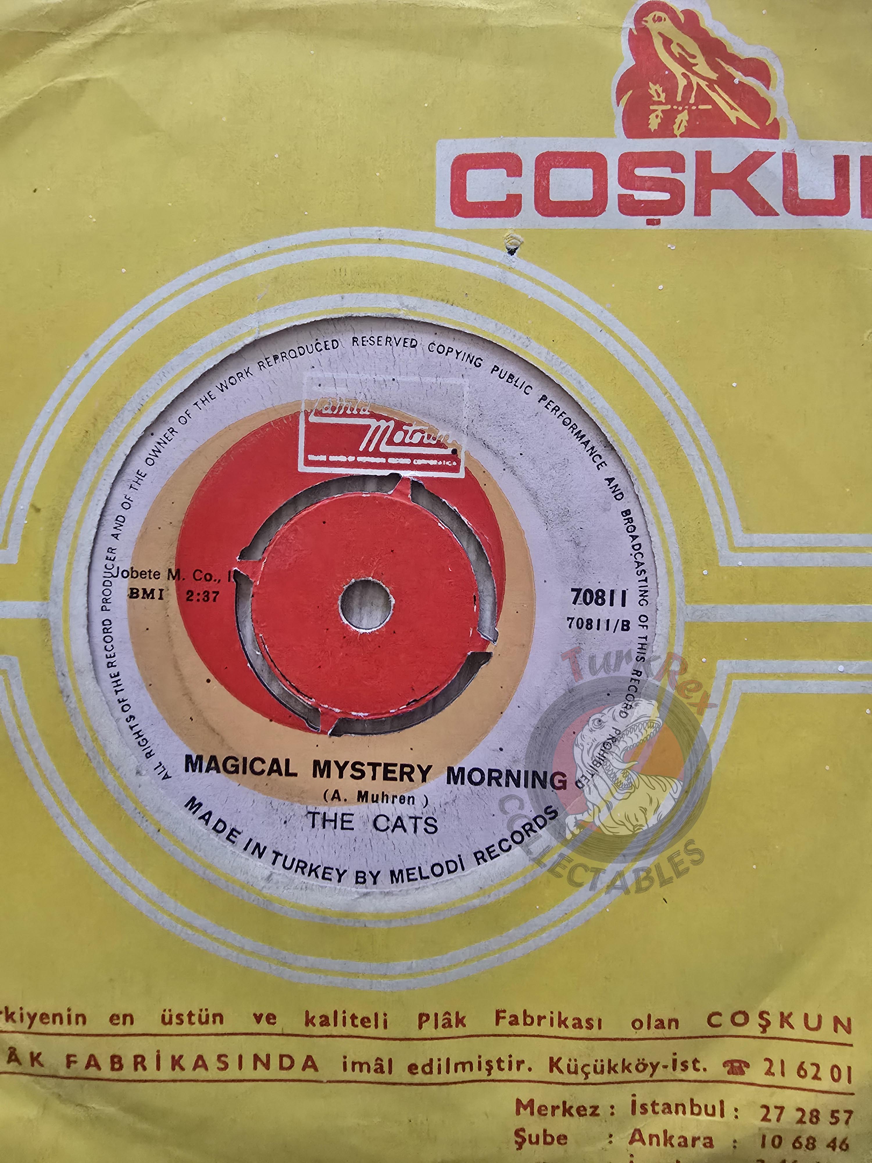 The Cats – Marian / Magical Mystery Morning 7" Turkish Pressing Vinyl Turkey Edition