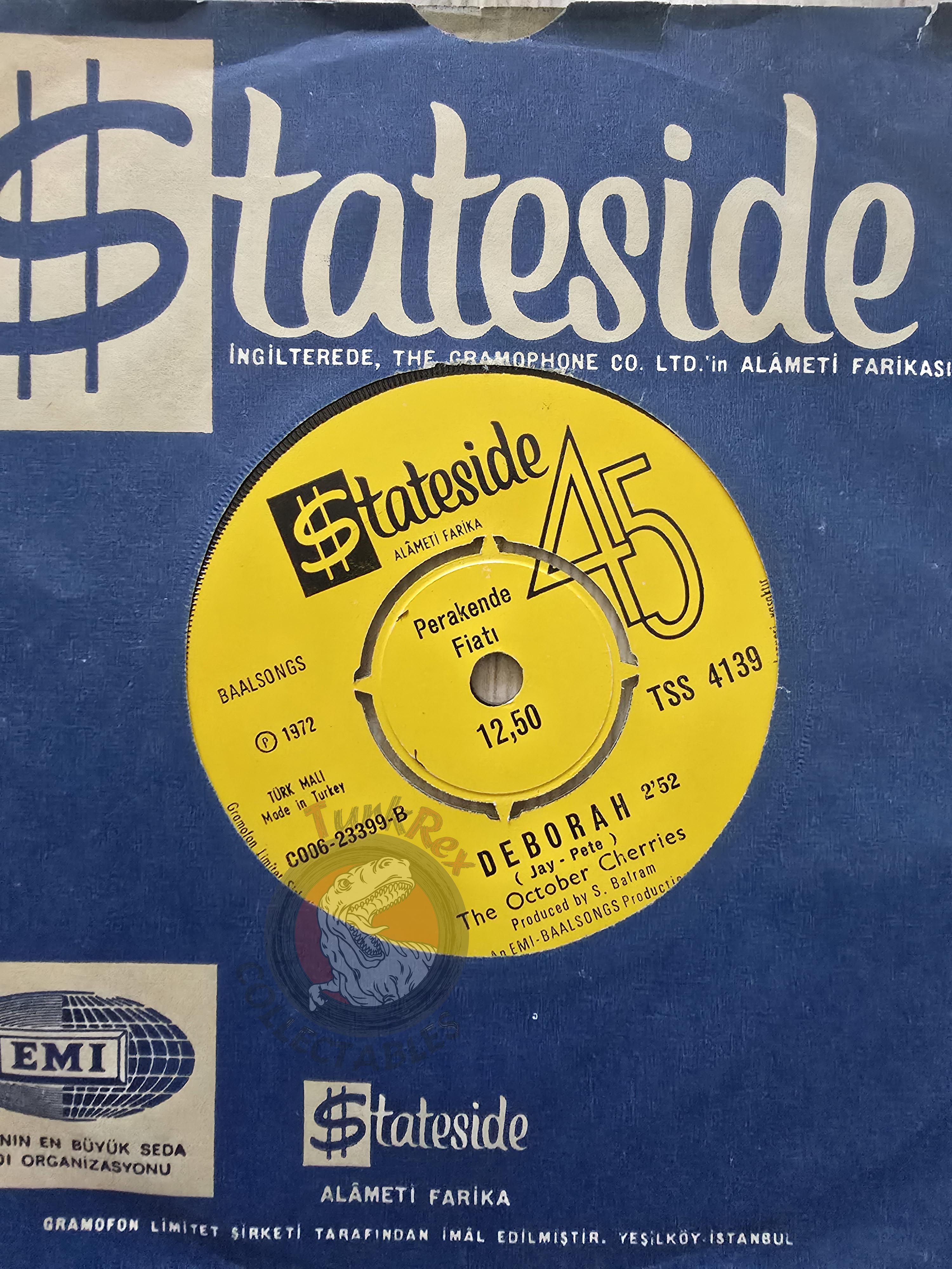 The October Cherries – Jig A Jube Jube 7" Turkish Pressing Vinyl Turkey Edition