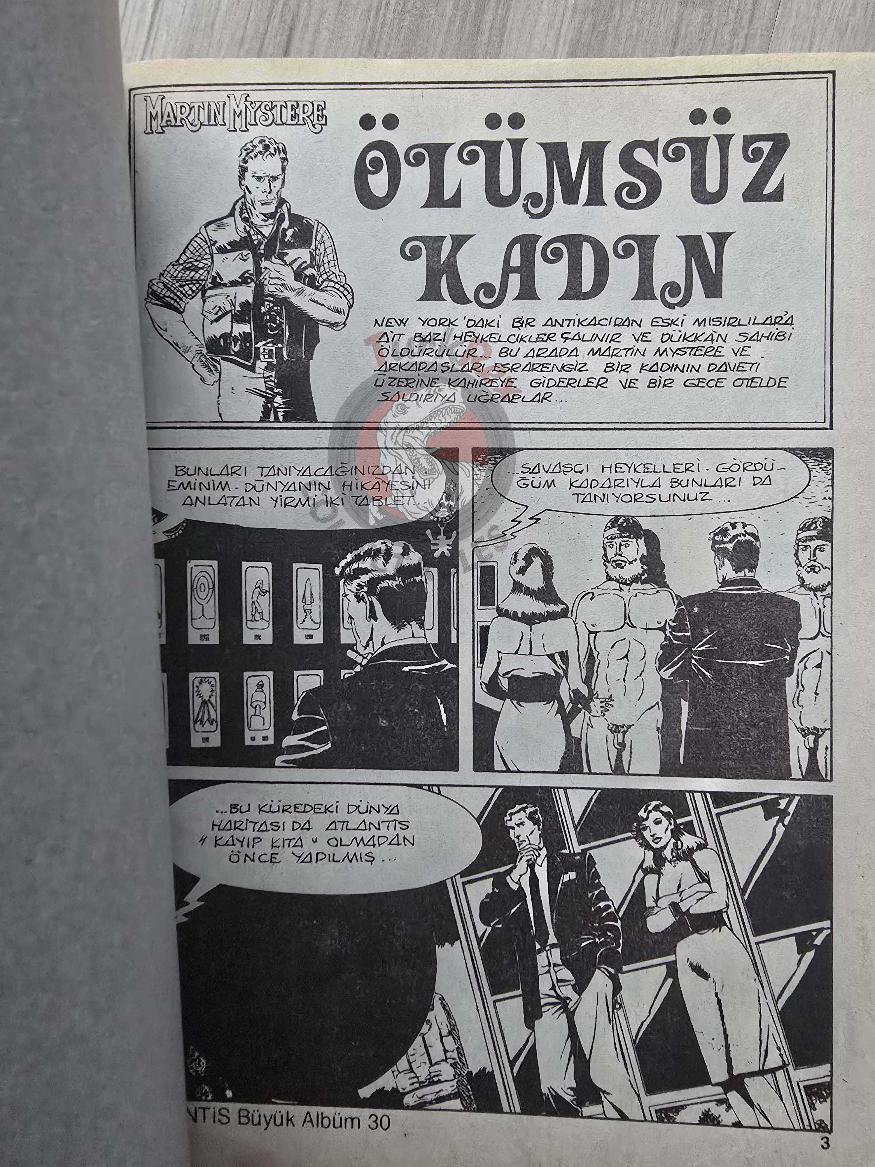 Martin Mystère #30 Santa Claus 9000 80s Turkish Comic Turkey #79 #81 #75
