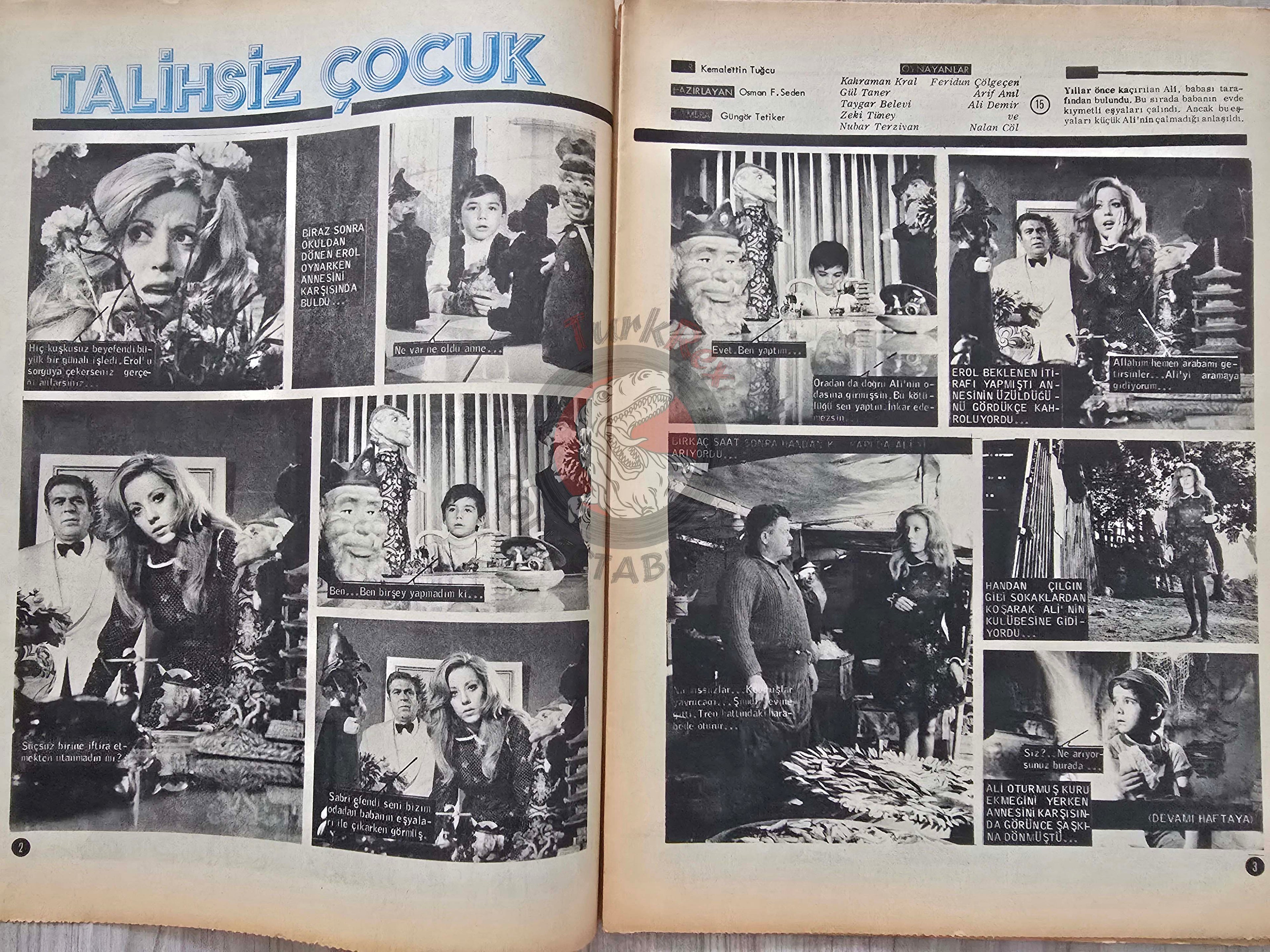 Milliyet Çocuk #20 1973 Turkish Comic Mag Turkey Tintin Jim Lacy Il Colonnello Caster’Bum Abraham Lincoln