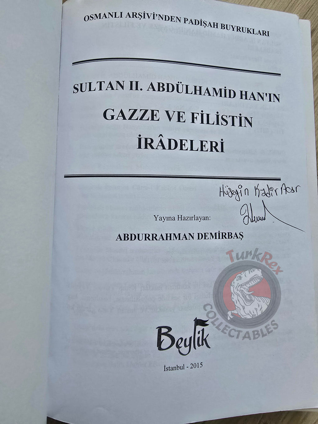 Abdul Hamid II Firmans About Palestine Turkish Book Turkey Ottoman Empire Middle East