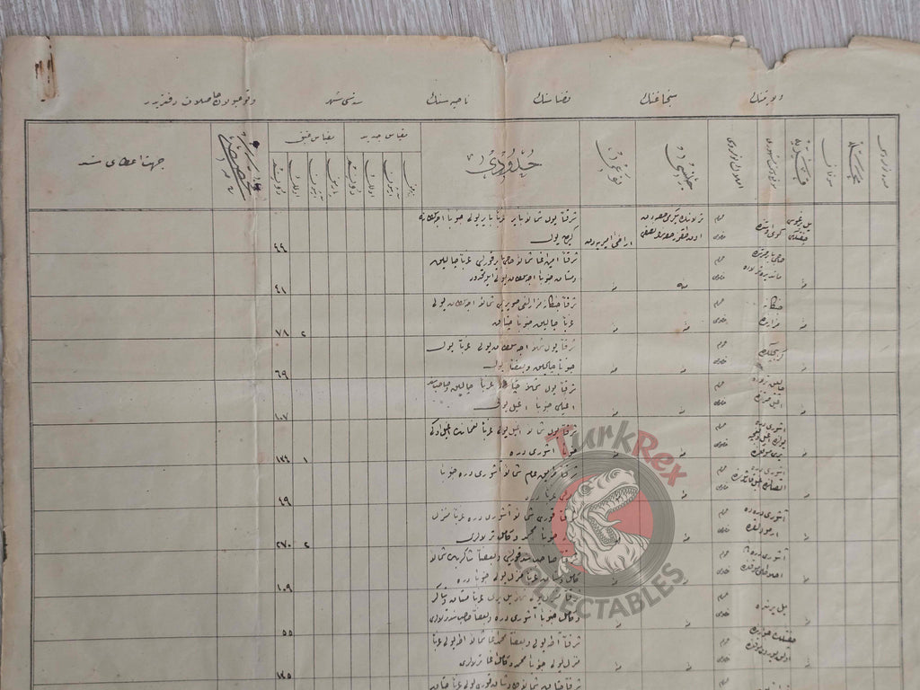 Greece Pyrgos Ottoman Property and Land Tax Register Empire Balkans Yelbergos
