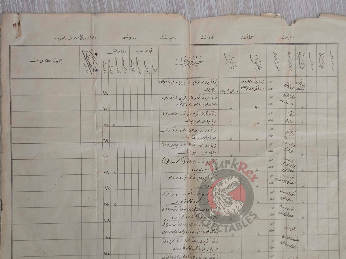 Greece Pyrgos Ottoman Property and Land Tax Register Empire Balkans Yelbergos