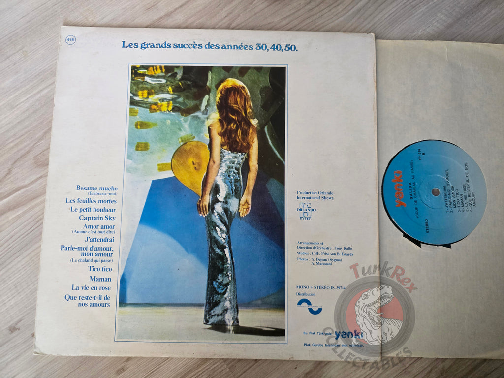 Dalida – Coup De Chapeau Au Passé Turkish Pressing Vinyl Turkey Edition