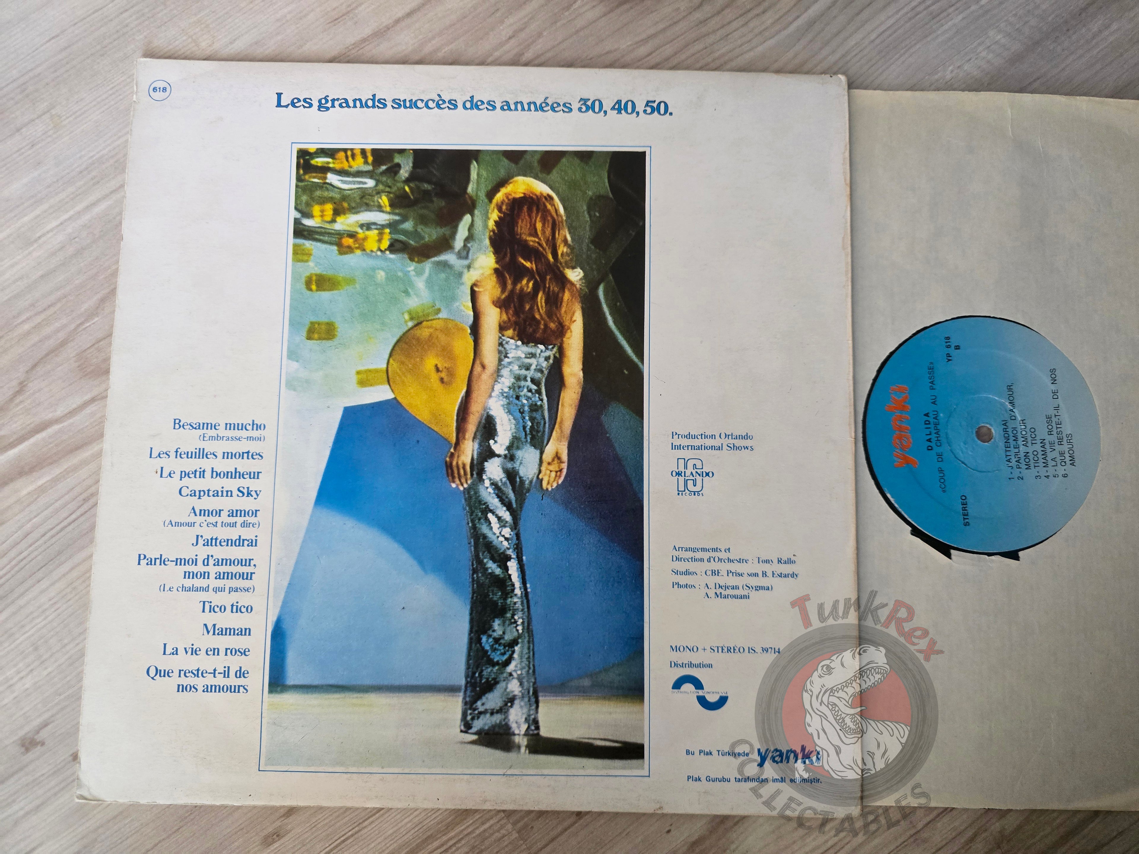 Dalida – Coup De Chapeau Au Passé Turkish Pressing Vinyl Turkey Edition