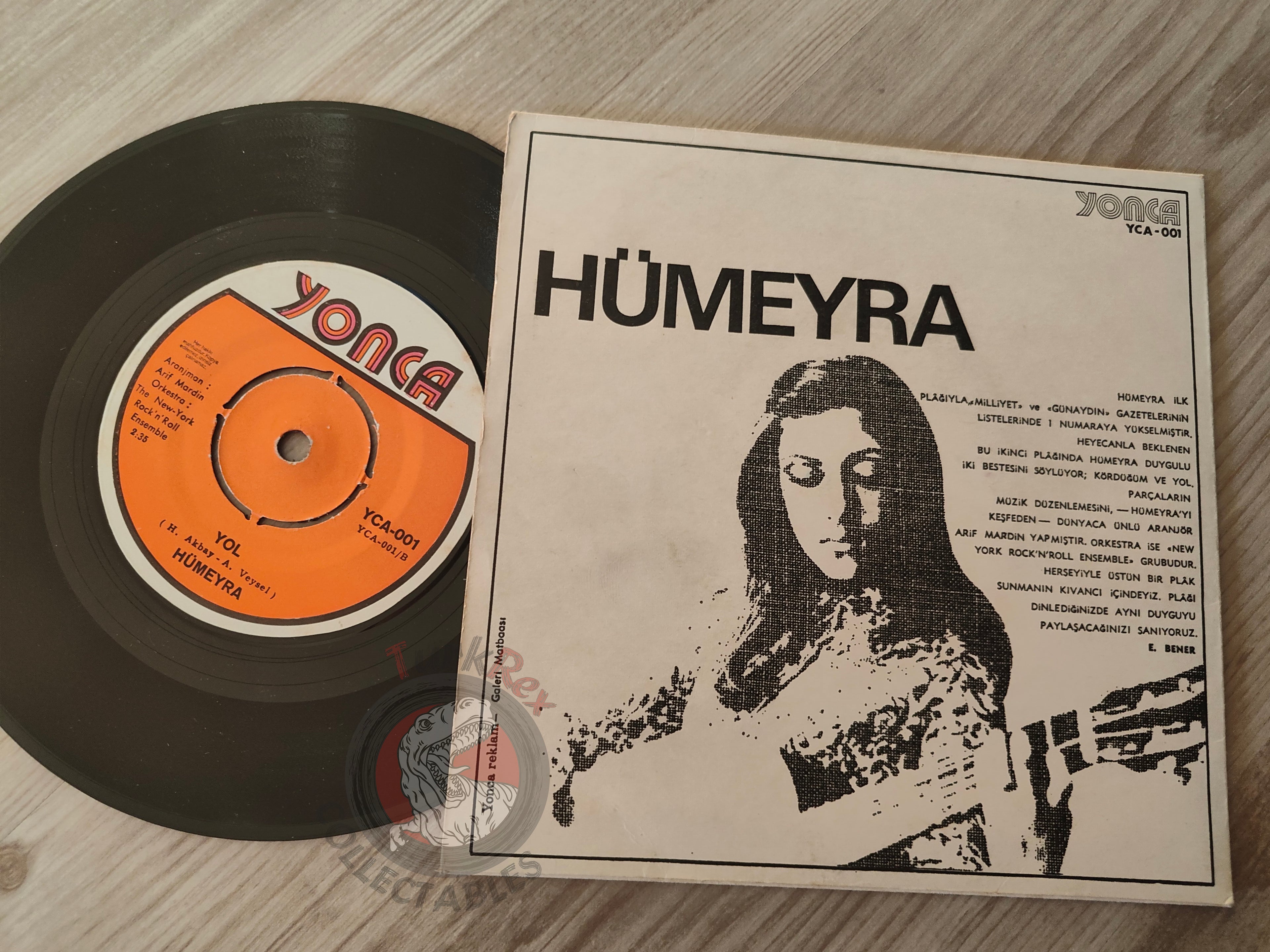 Hümeyra – Kördüğüm / Yol 7" Turkish Pressing Vinyl Turkey Edition