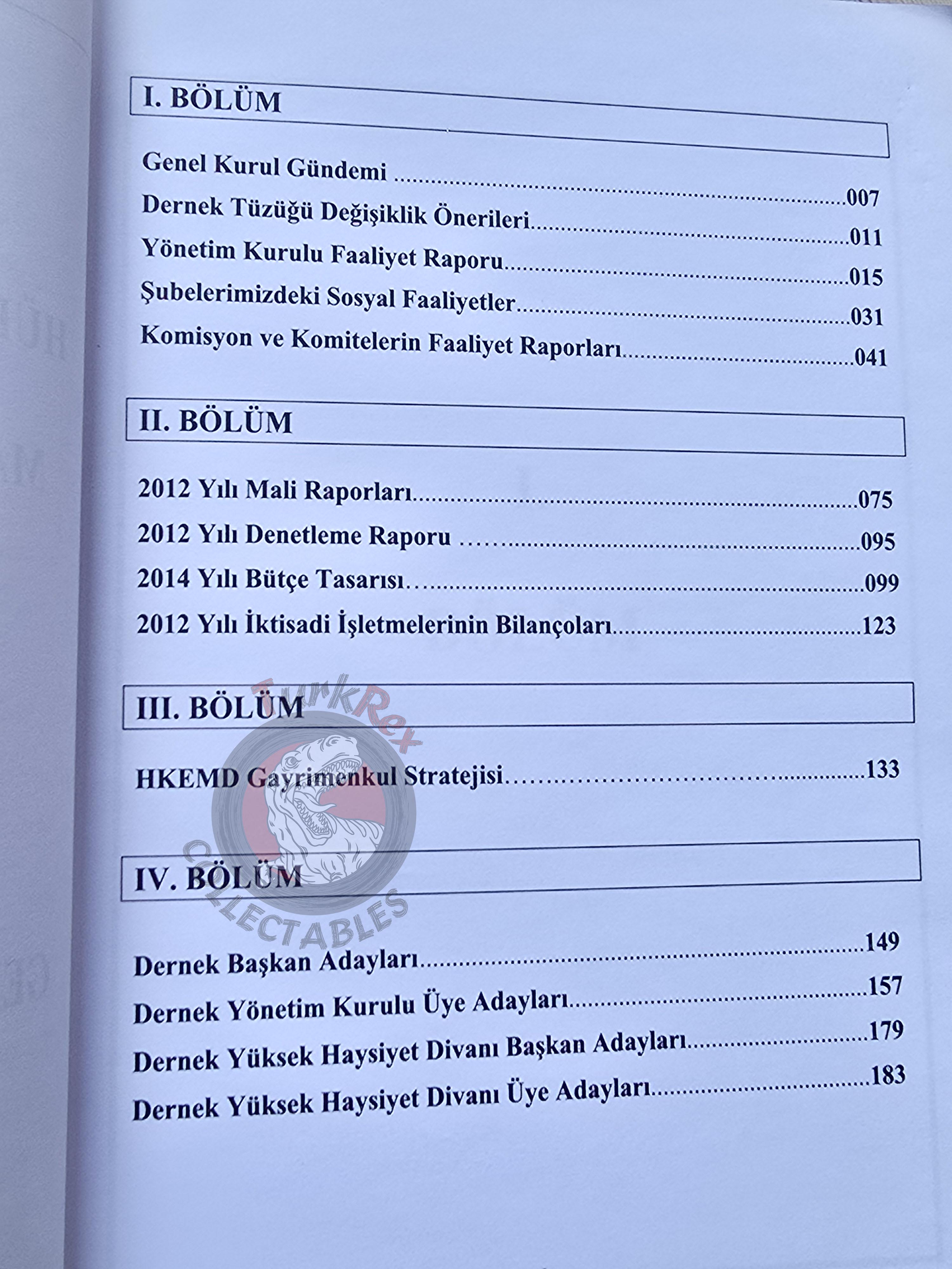 Turkish Freemasonry General Assembly Report 2013 Booklet Masonic Masons of Turkey