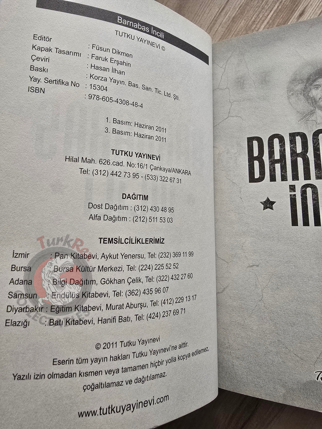 The Gospel of Barnabas 2011 Turkish Book New Testament Bible