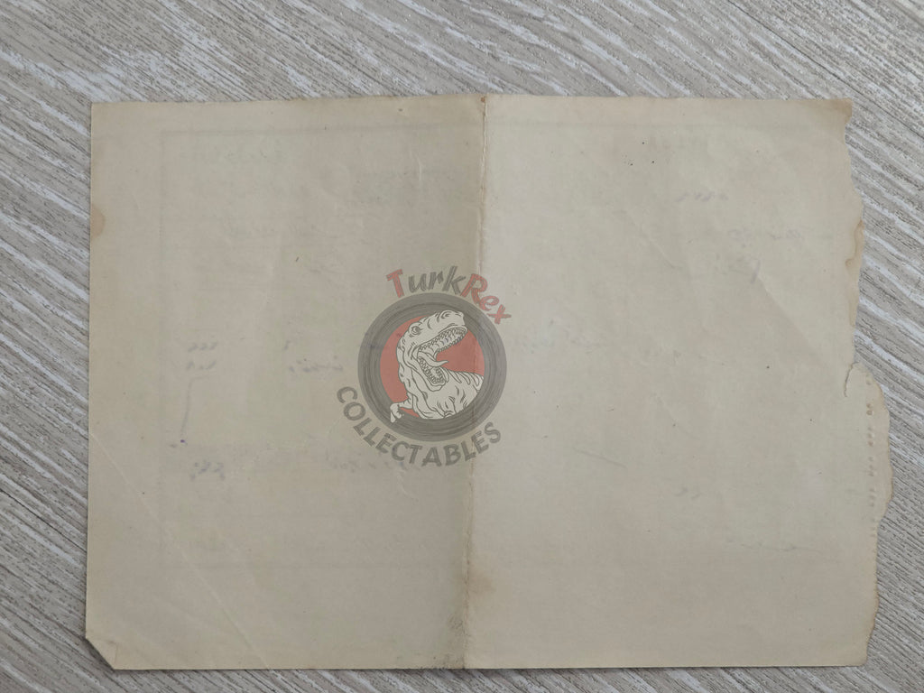 Ottoman Tax Receipt 1920 Armenian Merchant Pickle Shop İstanbul Aksaray Armenia