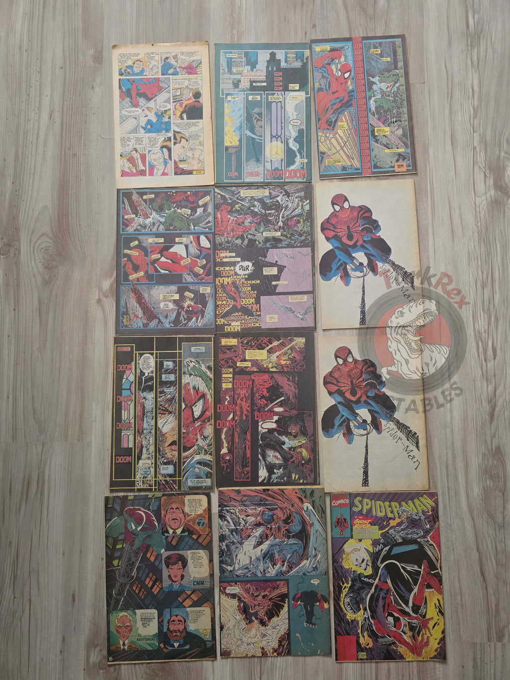 Spider-Man Complete Set 12 issues 1990s Turkish Comic Turkey  Todd McFarlane #1 to #7