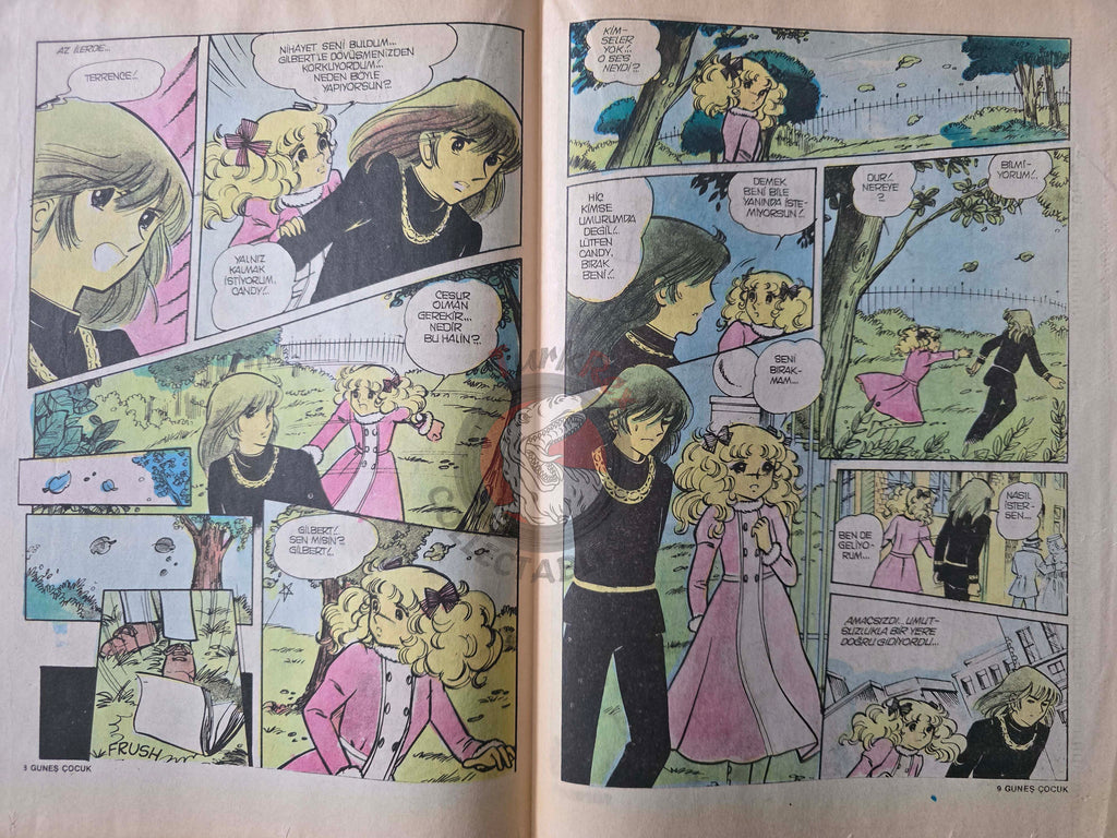 Güneş Çocuk #9 1989 Rawhide Kid, Candy Candy, Pink Panther Turkish Comic Turkey