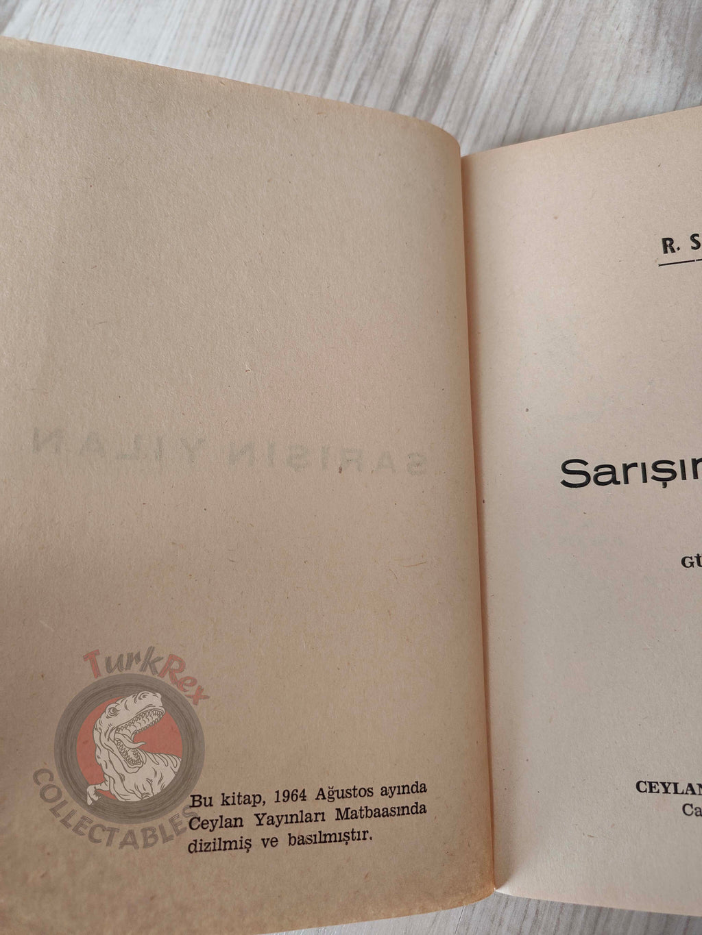 Richard S. Prather – Shell Scott Dig That Crazy Grave 1964 Turkish Book Turkey