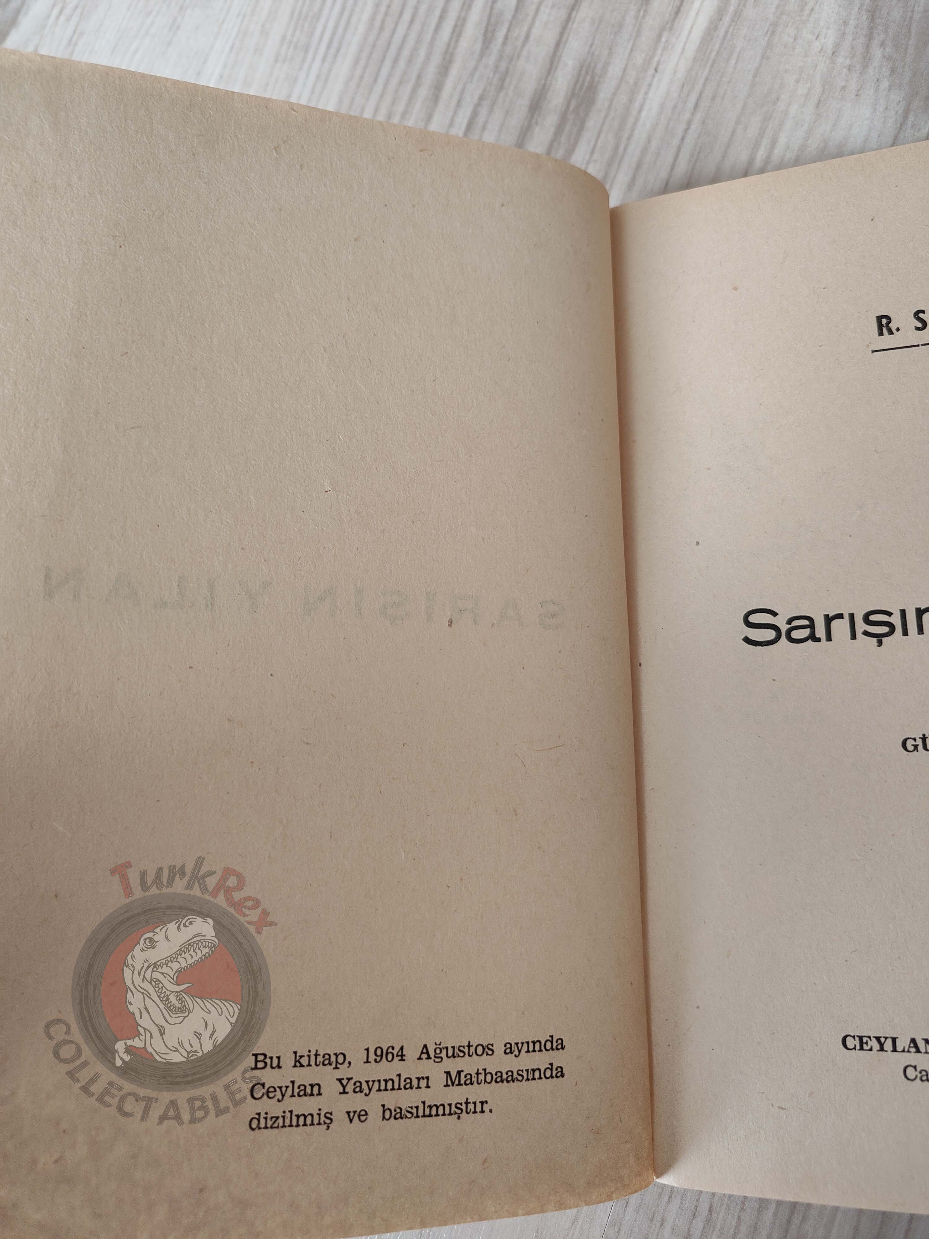 Richard S. Prather – Shell Scott Dig That Crazy Grave 1964 Turkish Book Turkey