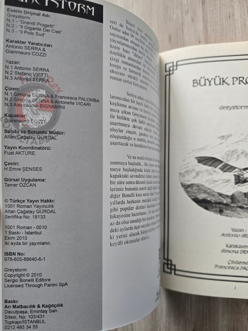Greystorm Vol #1 2010 Turkish Comic Turkey #1 #2 #3