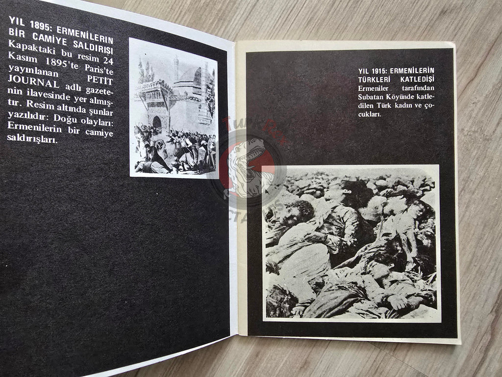 Armenian Propaganda Against Turkey and Truths 1980s Turkish Book Turkey Armenia